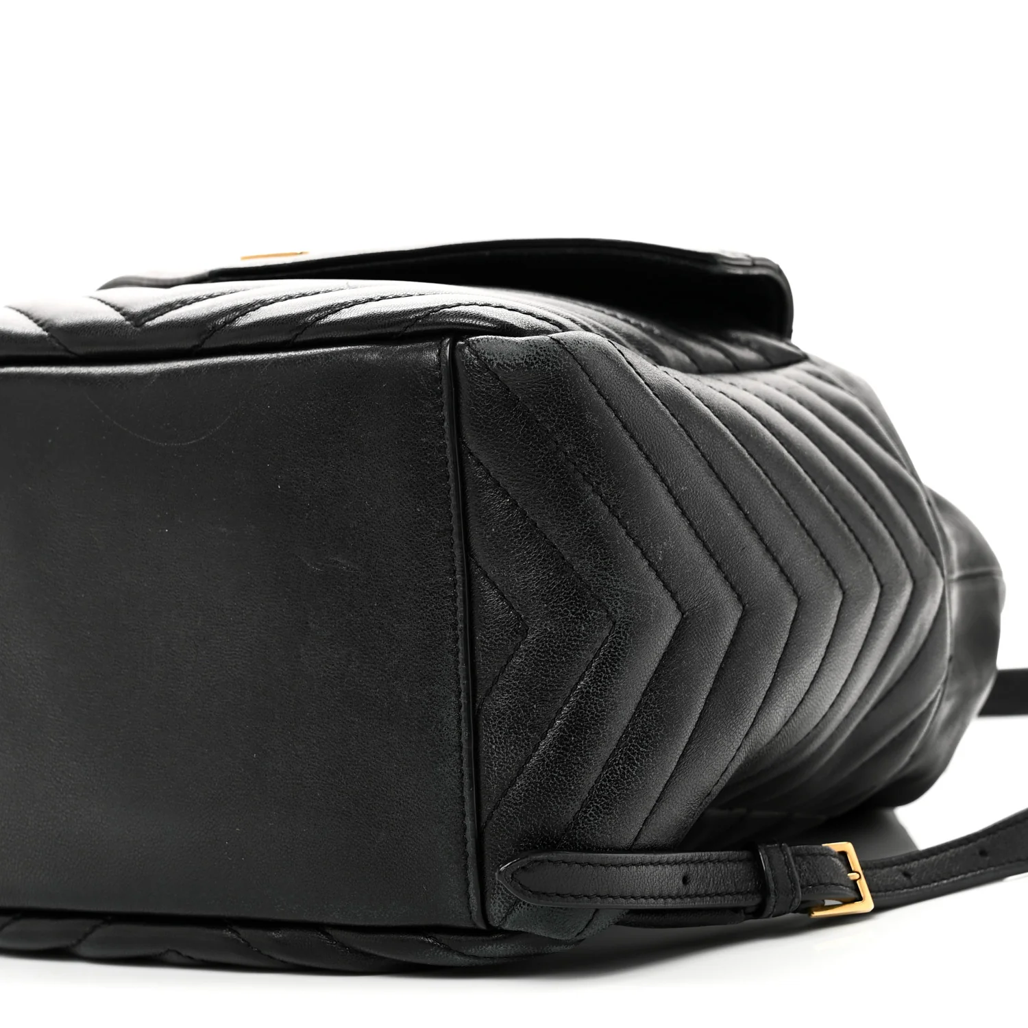 Lambskin Matelasse Monogram Joe Backpack Black - Image 10