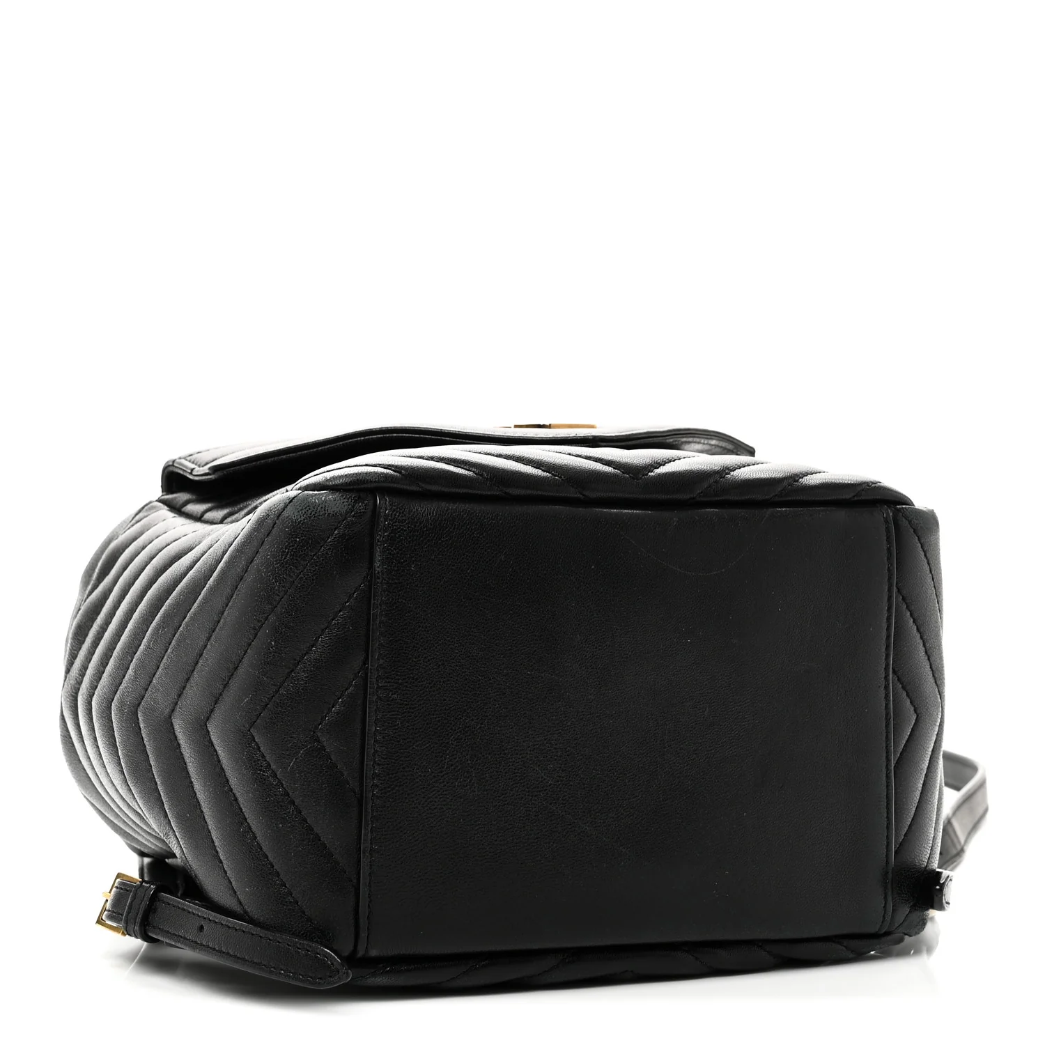 Lambskin Matelasse Monogram Joe Backpack Black - Image 4