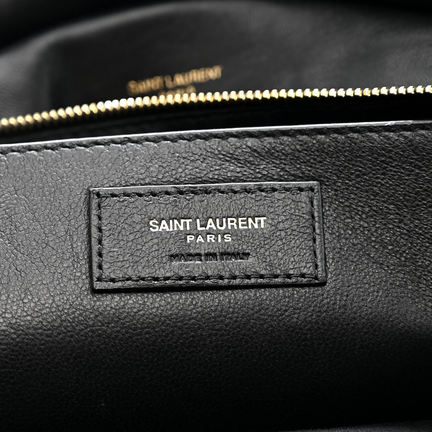 Lambskin Matelasse Monogram Large Jamie 4.3 Black - Image 8