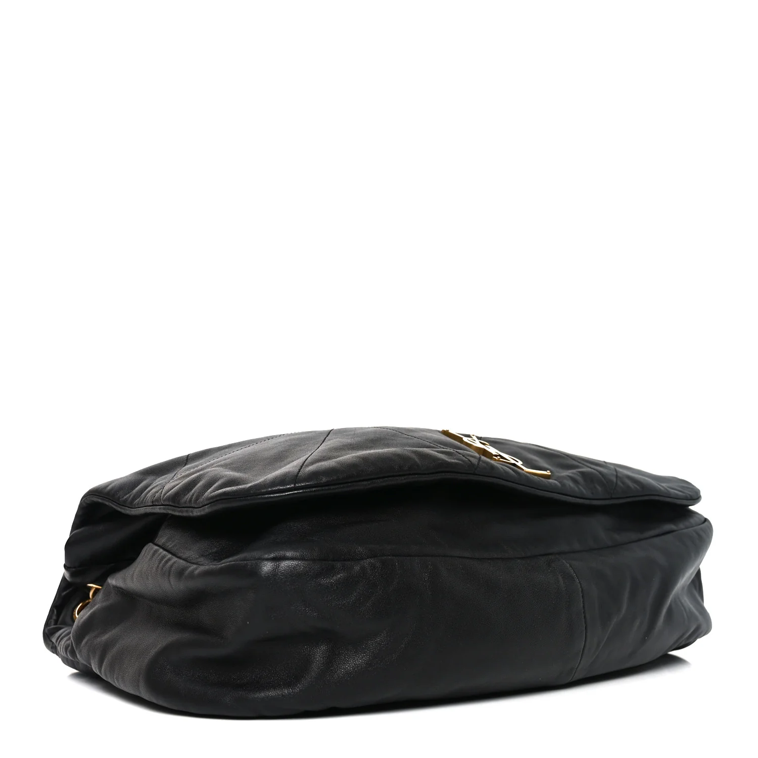 Lambskin Matelasse Monogram Large Jamie 4.3 Black - Image 3