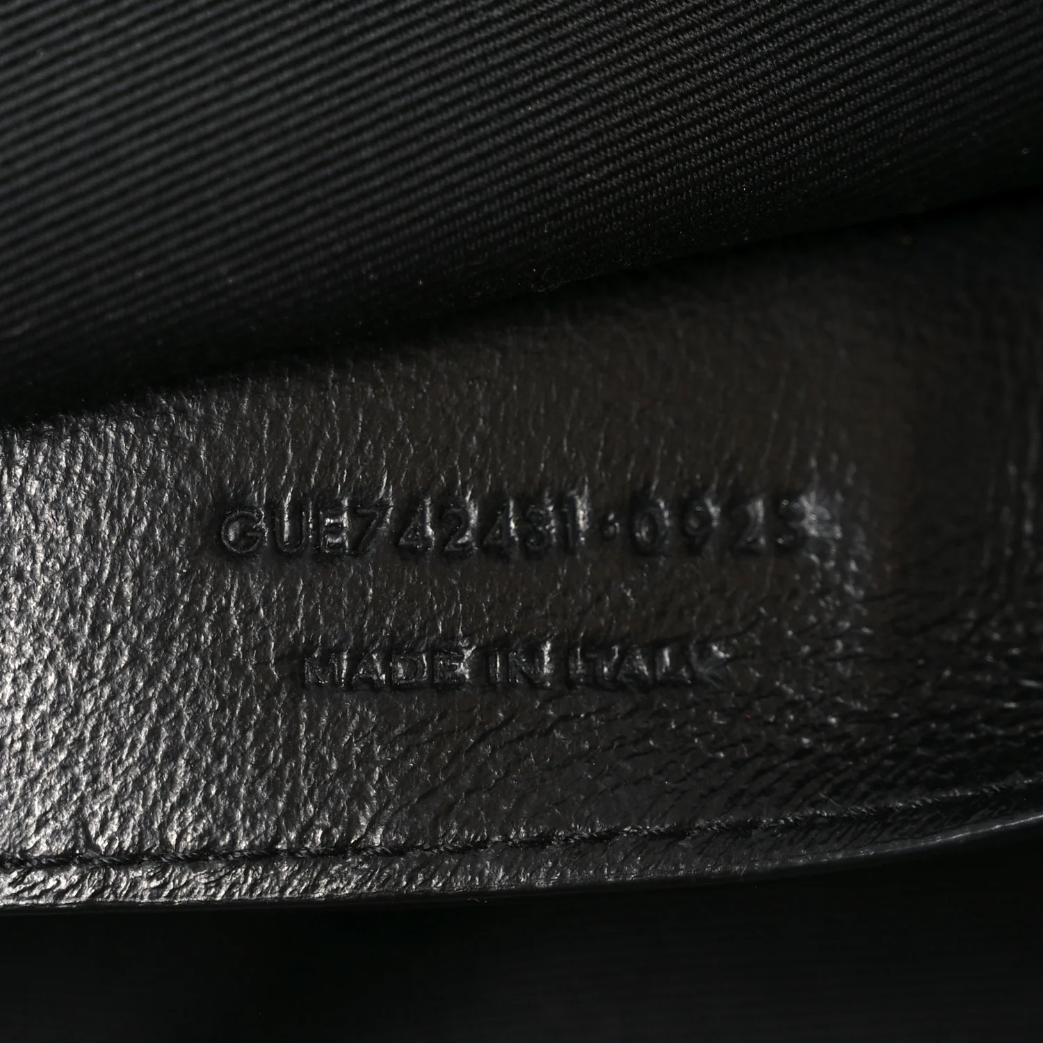 Lambskin Matelasse Monogram Large Jamie 4.3 Black - Image 6