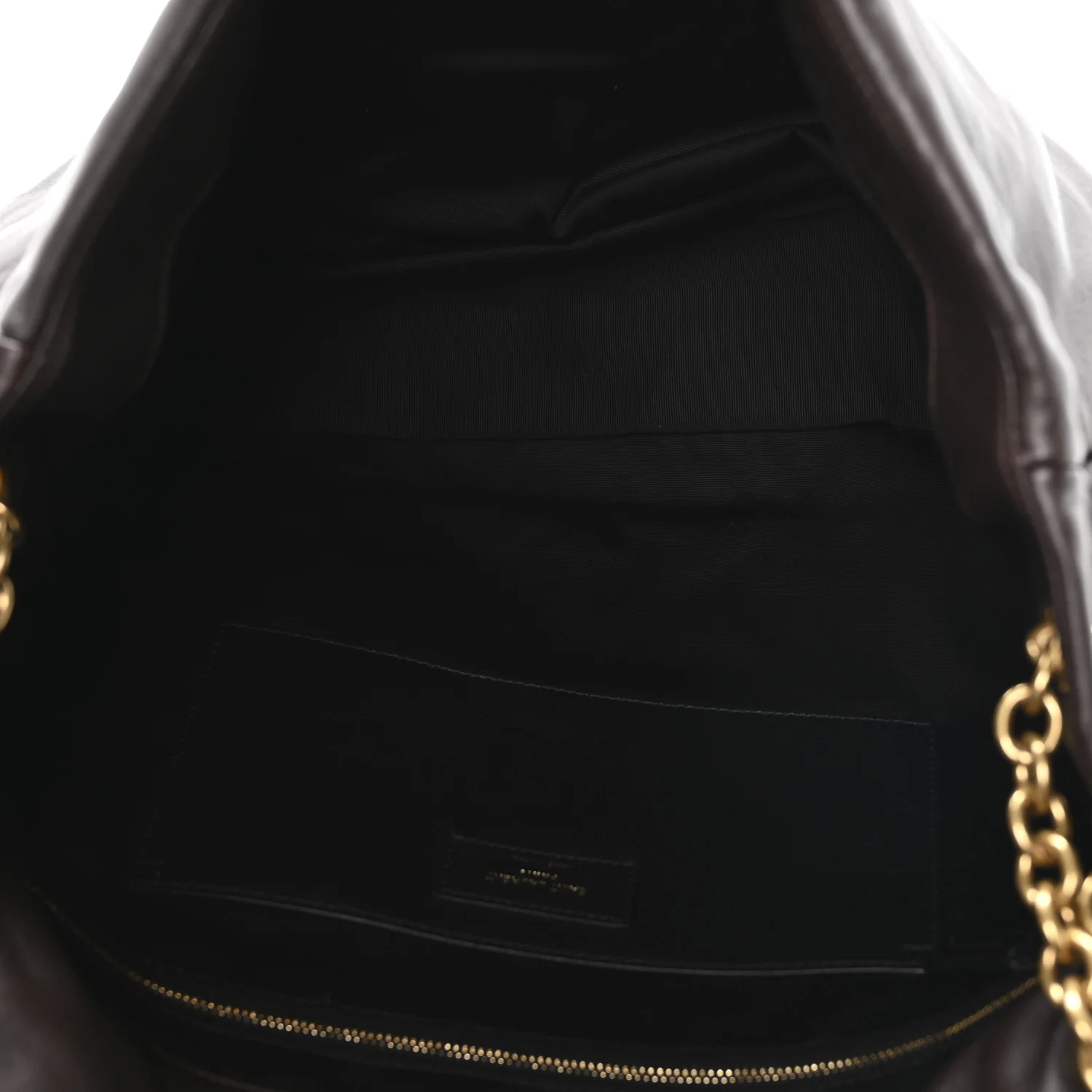 Lambskin Matelasse Monogram Large Jamie 4.3 Dark Sweet Chocolate - Image 5