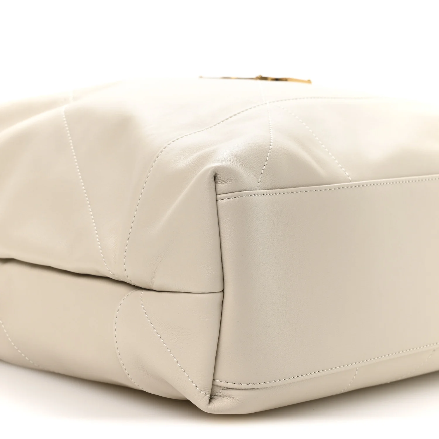 Lambskin Matelasse Monogram Large Jamie 4.3 Pochon Blanc Vintage - Image 10