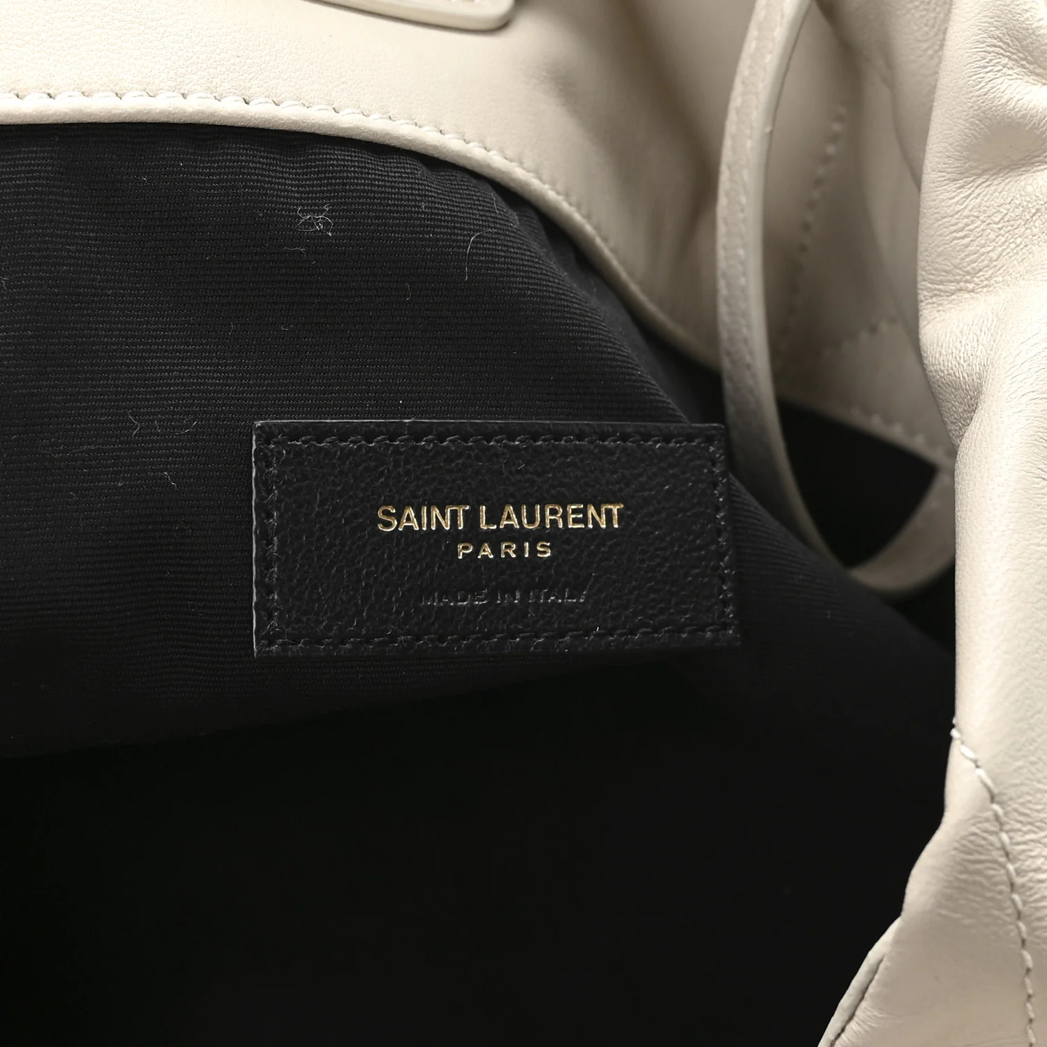 Lambskin Matelasse Monogram Large Jamie 4.3 Pochon Blanc Vintage - Image 7