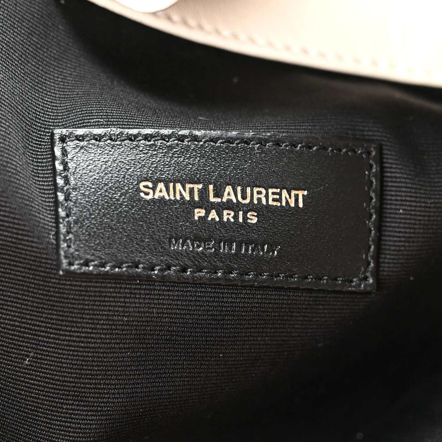 Lambskin Matelasse Monogram Large Jamie 4.3 Pochon Crema Soft - Image 7