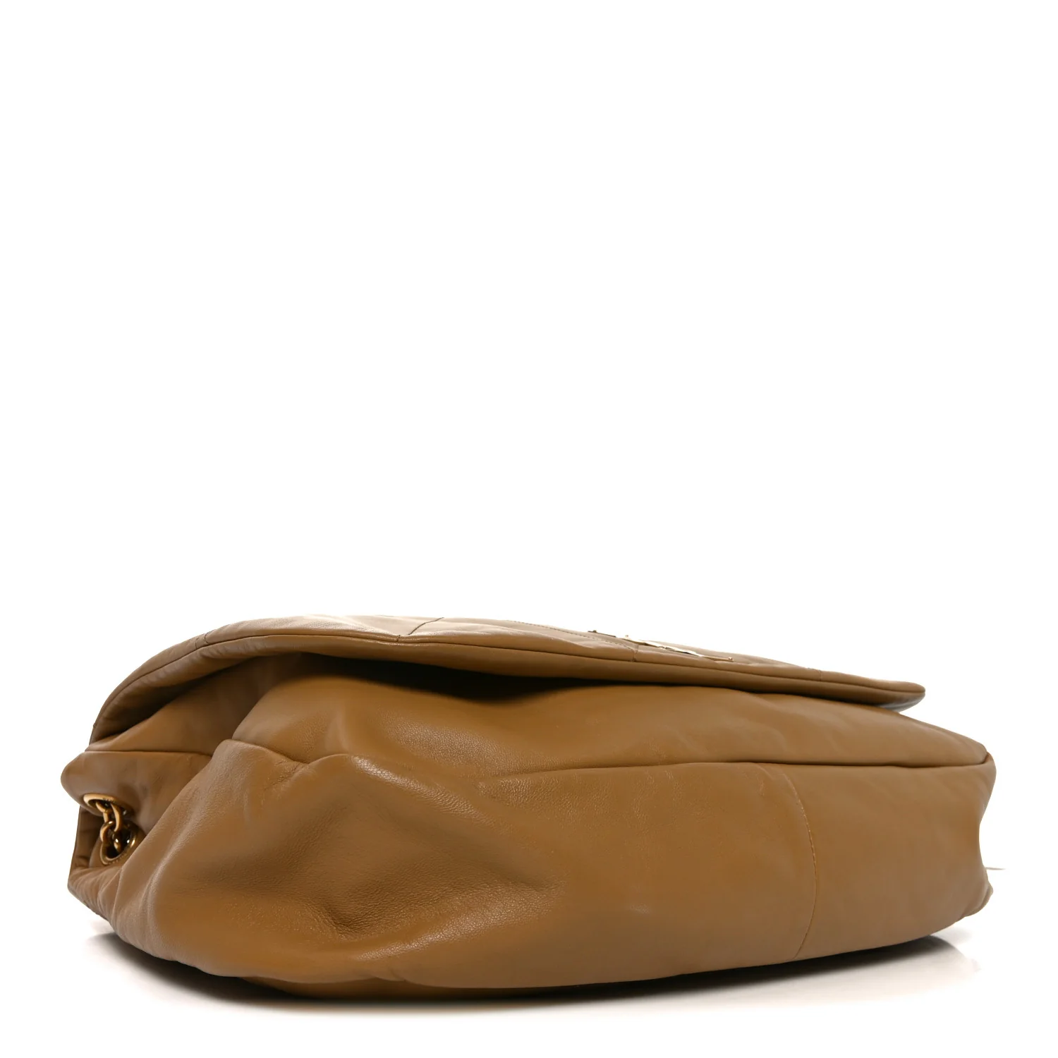 Lambskin Matelasse Monogram Large Jamie 4.3 Tabac Brown - Image 4