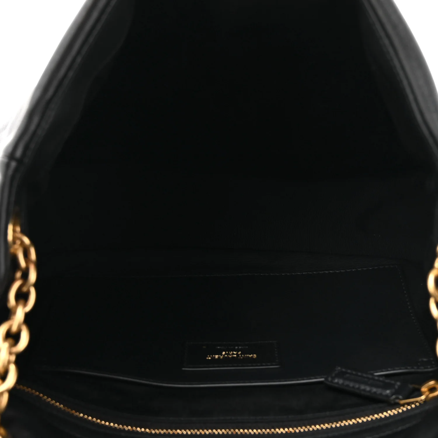 Lambskin Matelasse Monogram Medium Jamie 4.3 Black - Image 5