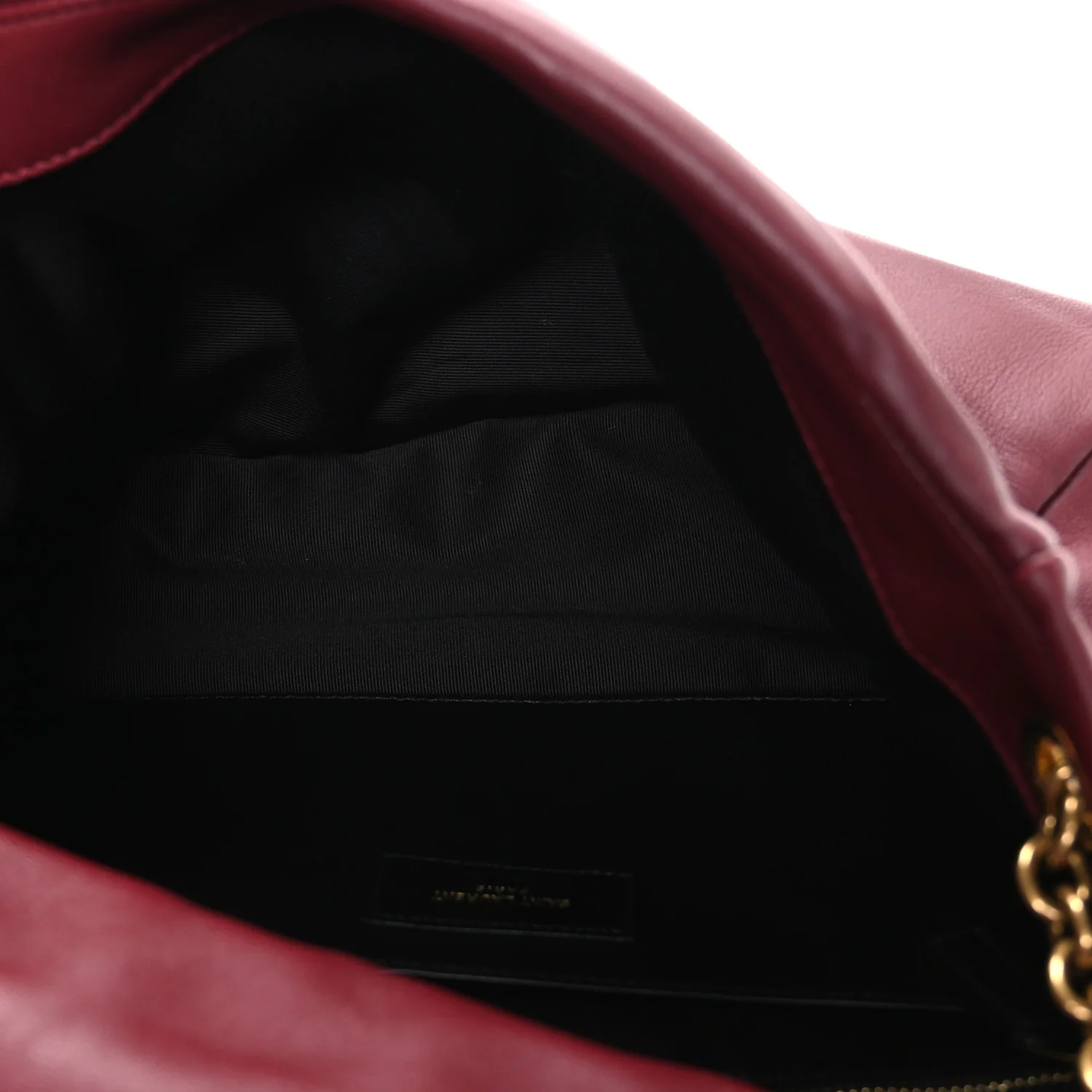 Lambskin Matelasse Monogram Medium Jamie 4.3 New Dark Bordeaux - Image 5