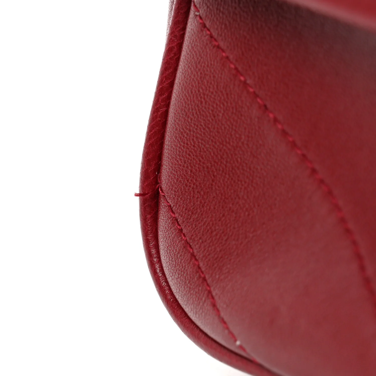 Lambskin Matelasse Monogram Medium Niki Chain Satchel Opyum Red - Image 11
