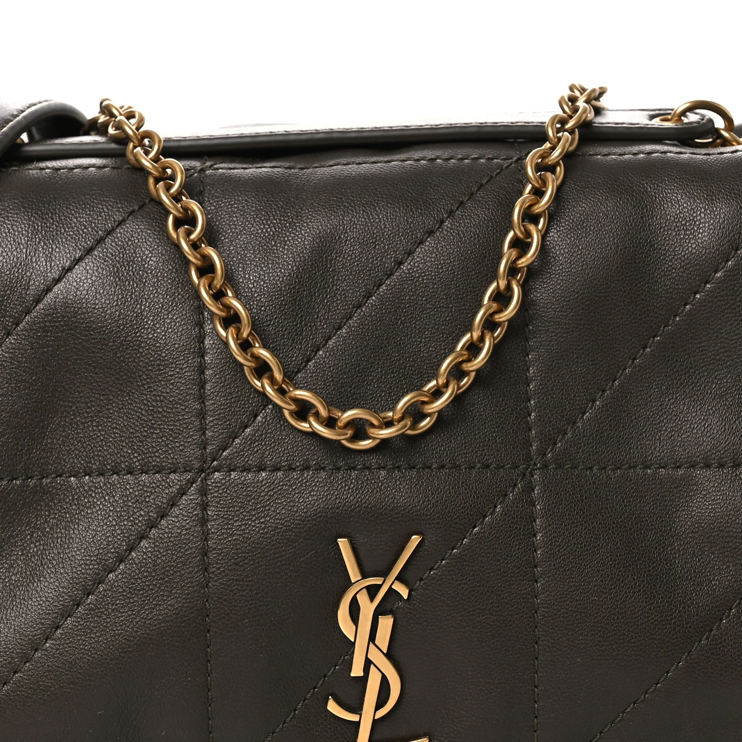 Lambskin Matelasse Monogram Small Jamie 4.3 Light Musk - Image 8