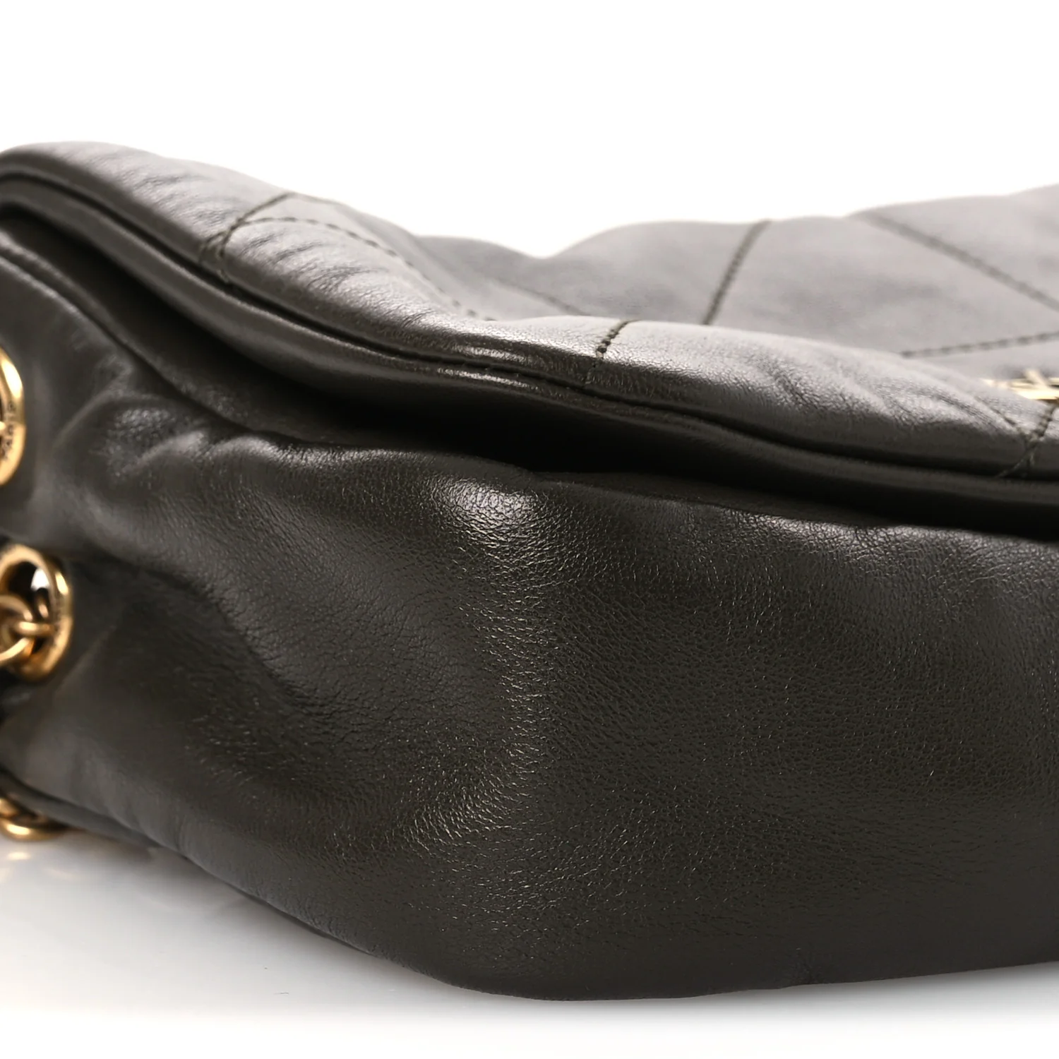 Lambskin Matelasse Monogram Small Jamie 4.3 Light Musk - Image 9