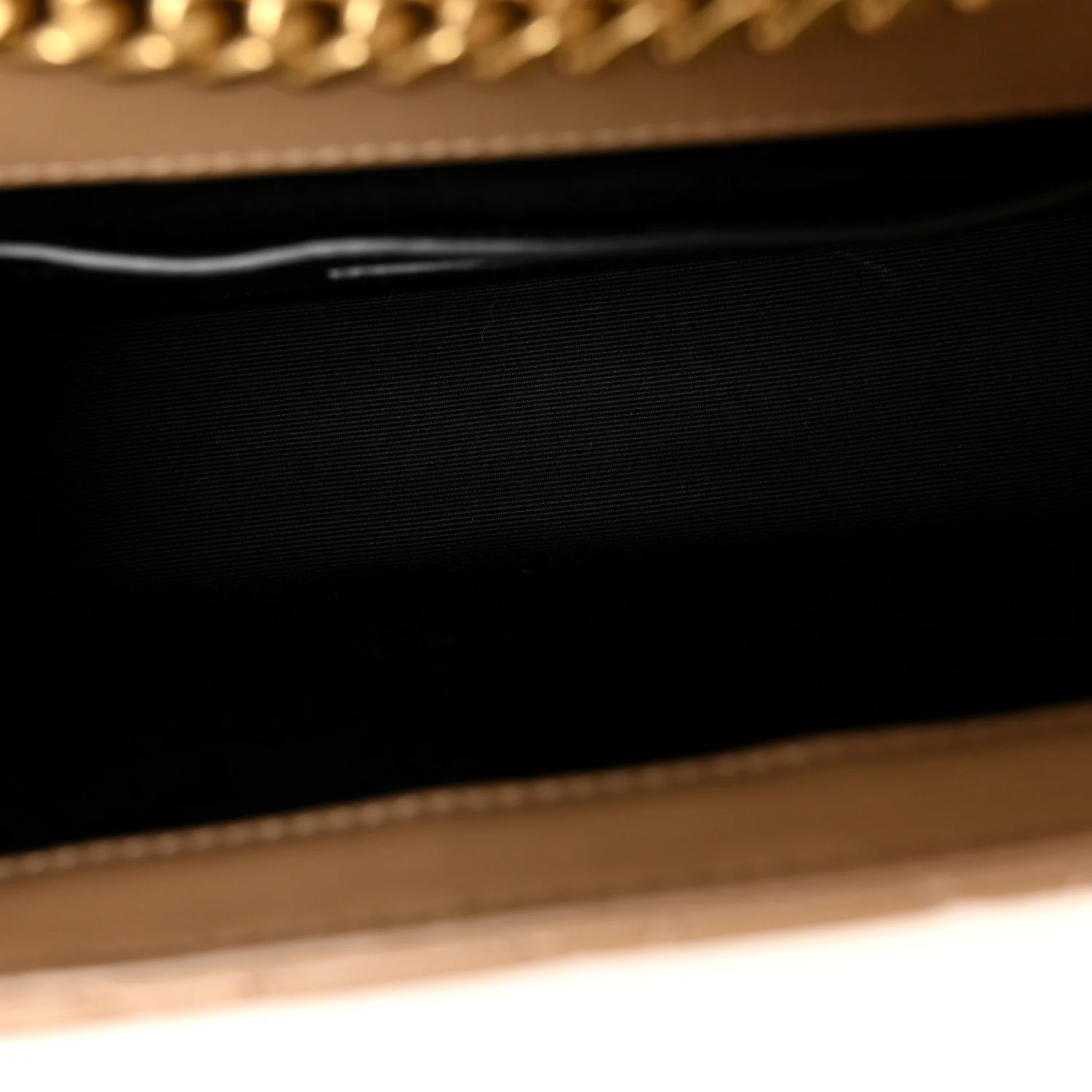 Lambskin Mixed Matelasse Triquilt Small Monogram Satchel Dark Toffee - Image 5