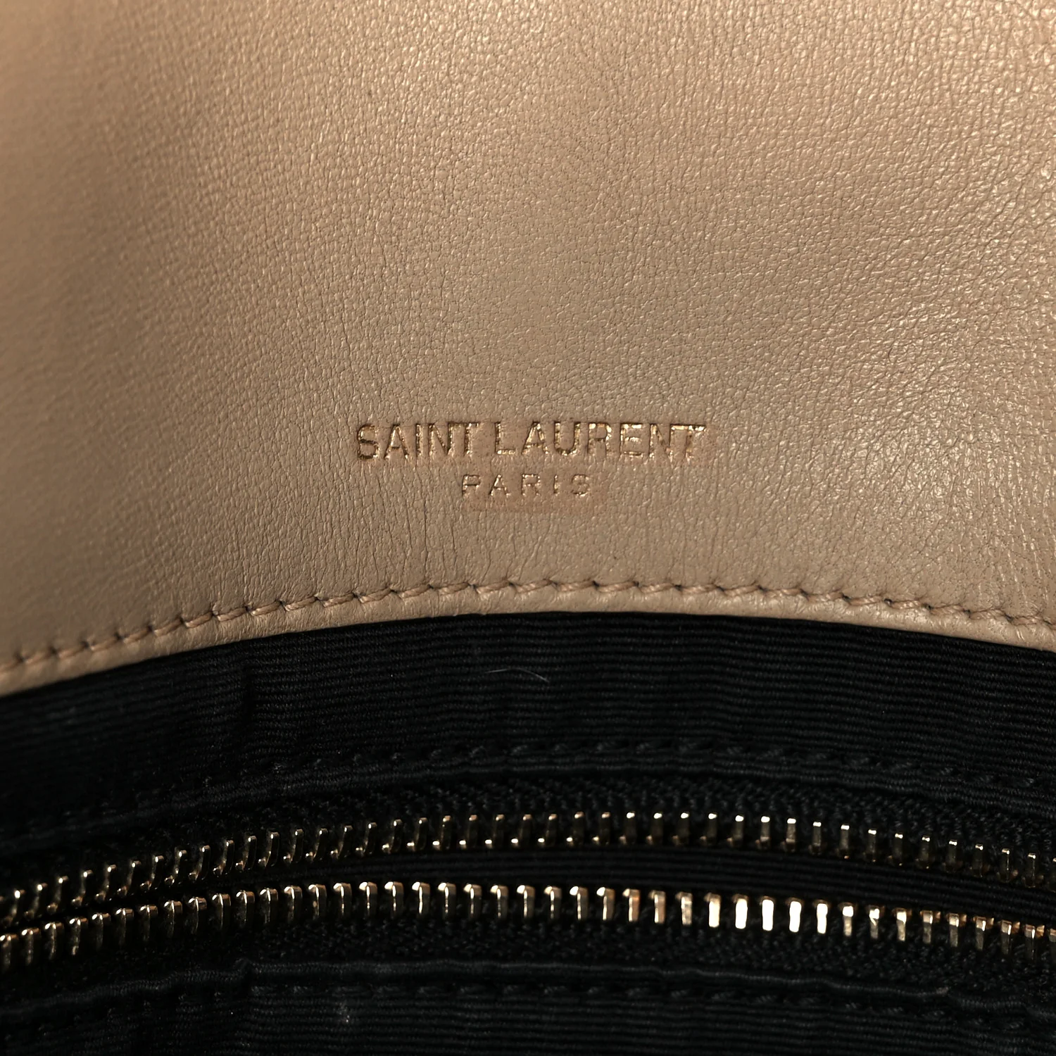 Lambskin Patchwork Monogram Medium Jamie Beige - Image 7