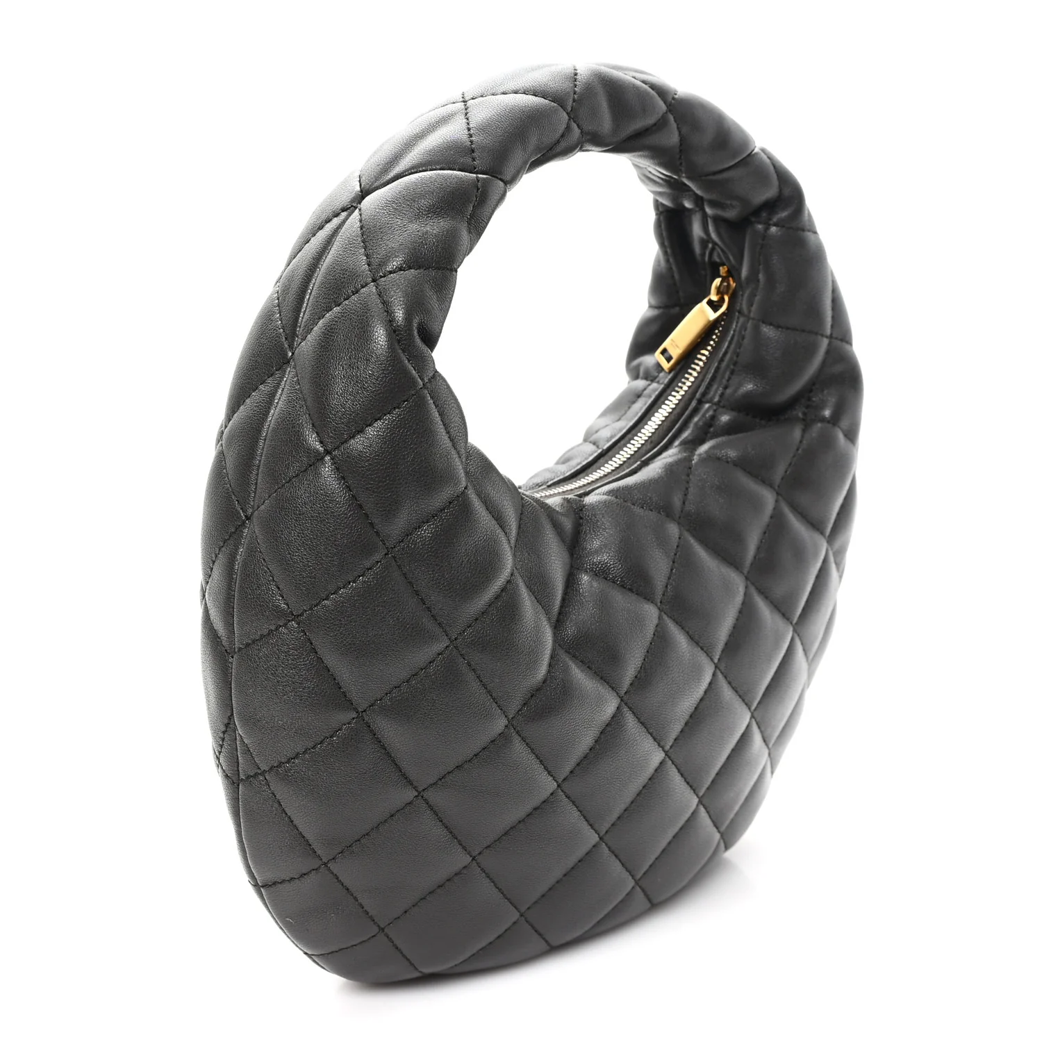 Lambskin Quilted Icarino Bag Urban Grey - Image 3