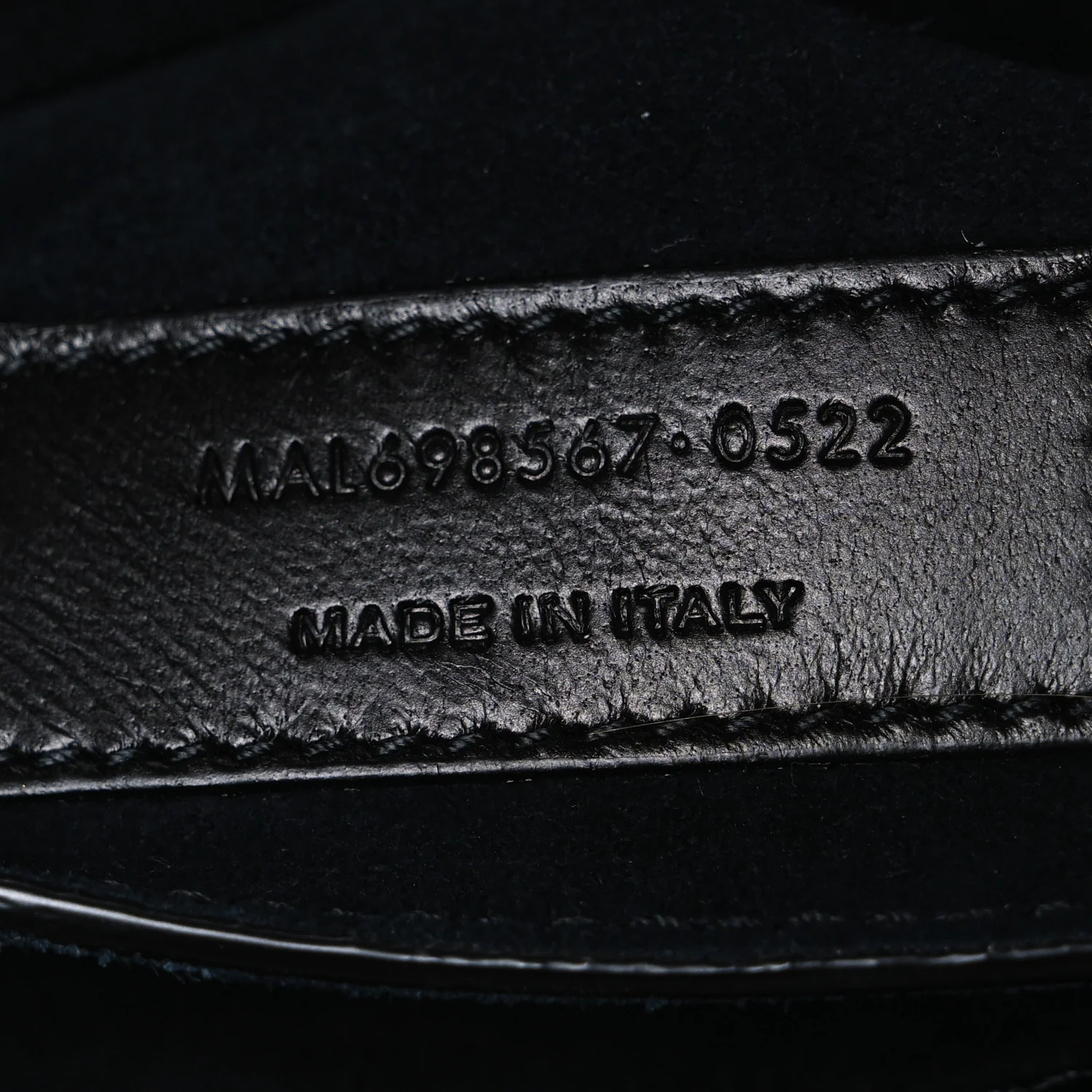 Lambskin Quilted Le 57 Diamond Shoulder Bag Black - Image 7