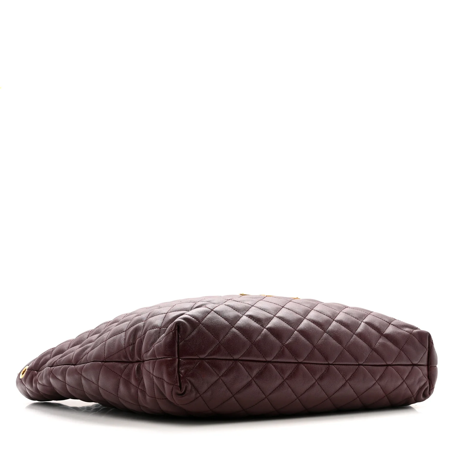 Lambskin Quilted Maxi Icare Shopping Tote Hot Wine - Image 5