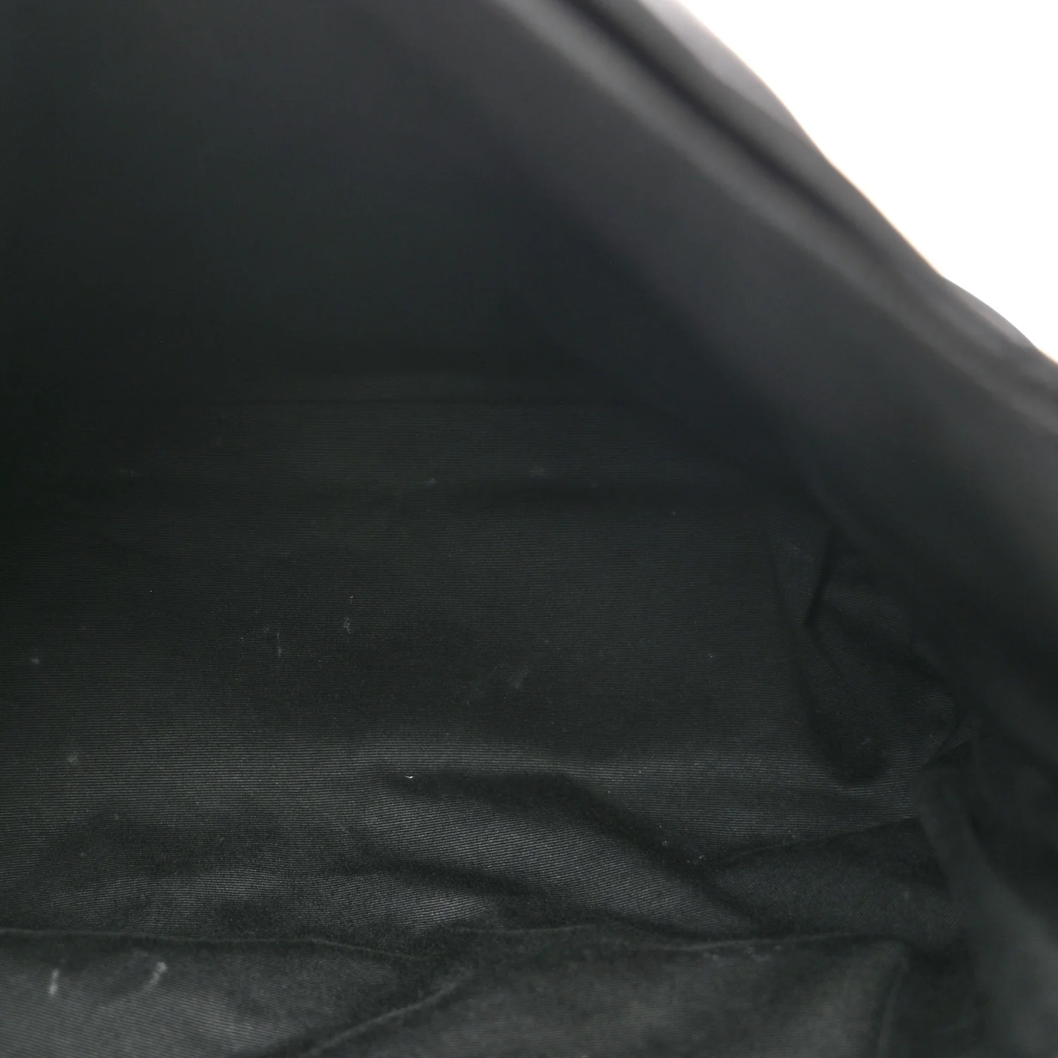 Lambskin Quilted Medium Loulou Puffer Monogram Chain Satchel Black - Image 5
