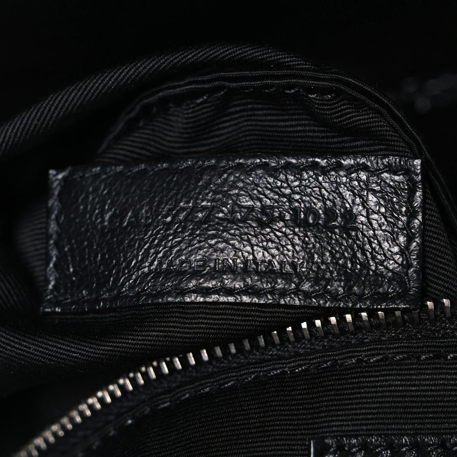 Lambskin Quilted Medium Loulou Puffer Monogram Chain Satchel Black - Image 7