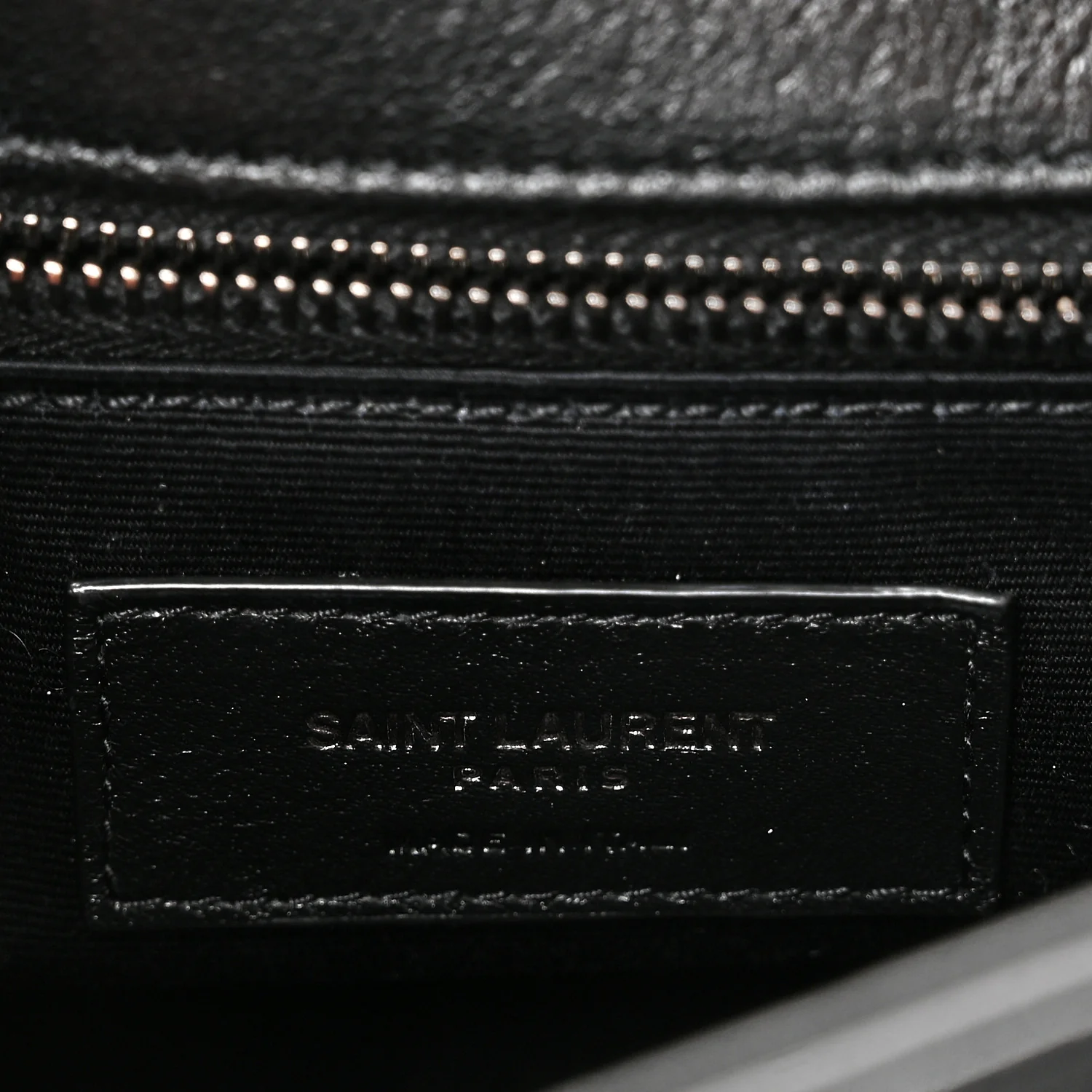 Lambskin Quilted Mini Becky Chain Bag Black - Image 6