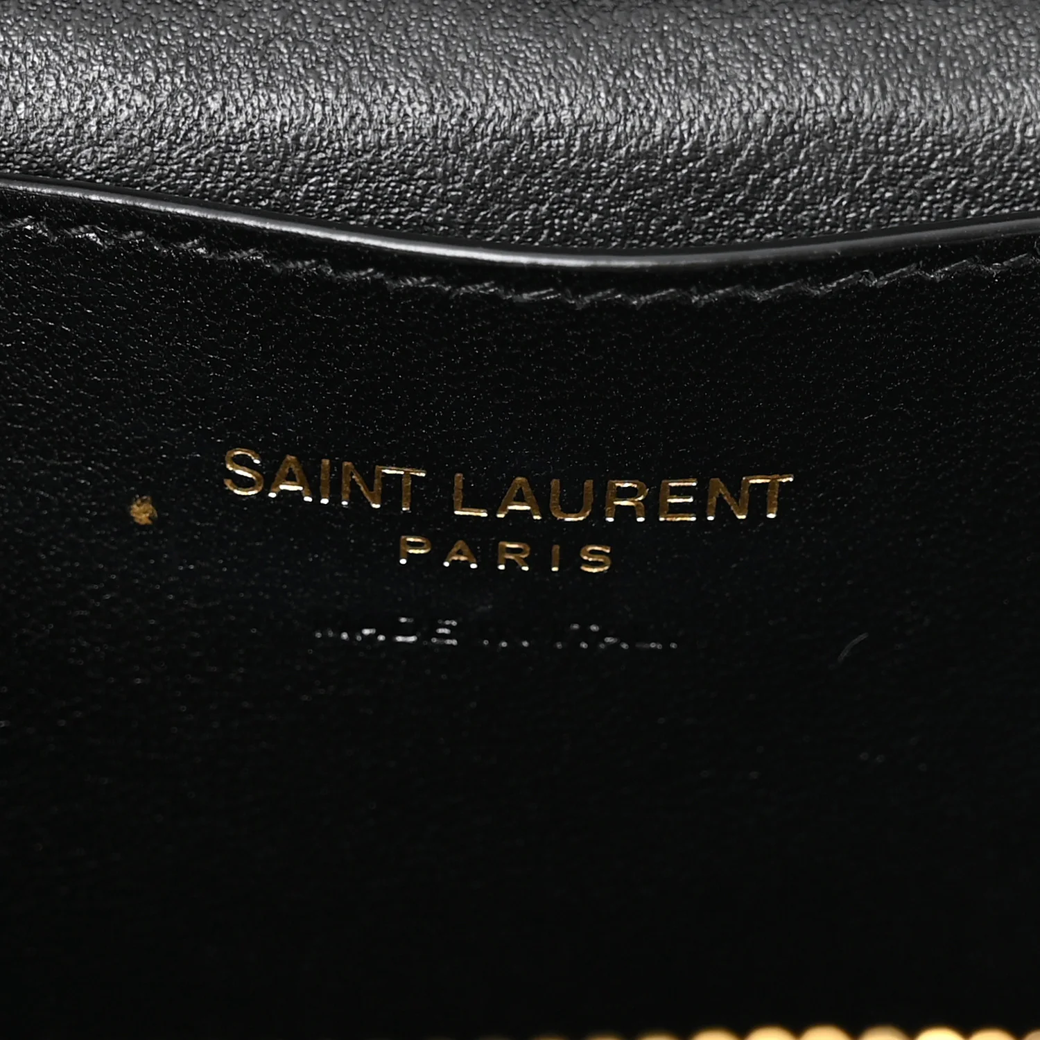 Lambskin Quilted Mini Gaby Vanity Case Black - Image 6