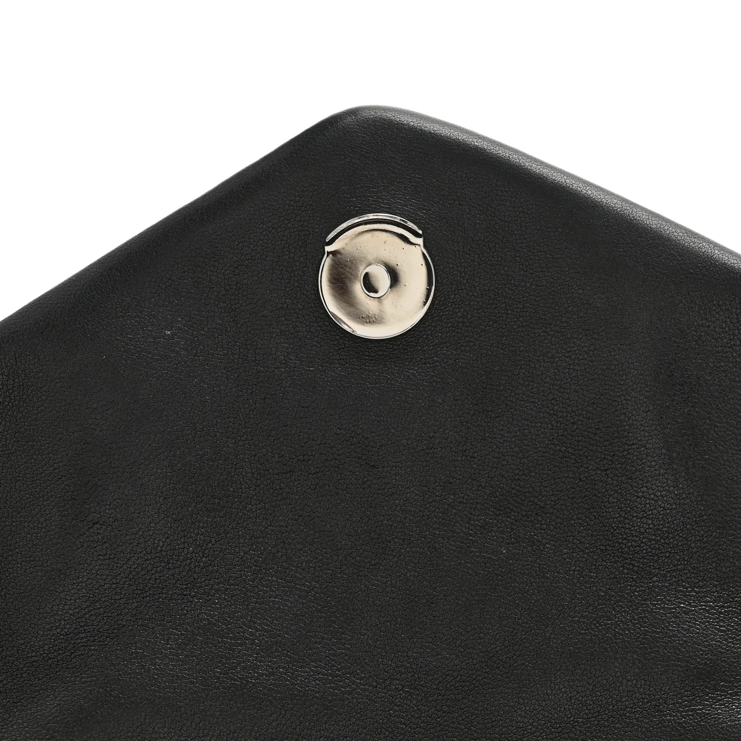 Lambskin Quilted Monogram Monochrome Small Loulou Puffer Chain Satchel Black - Image 13