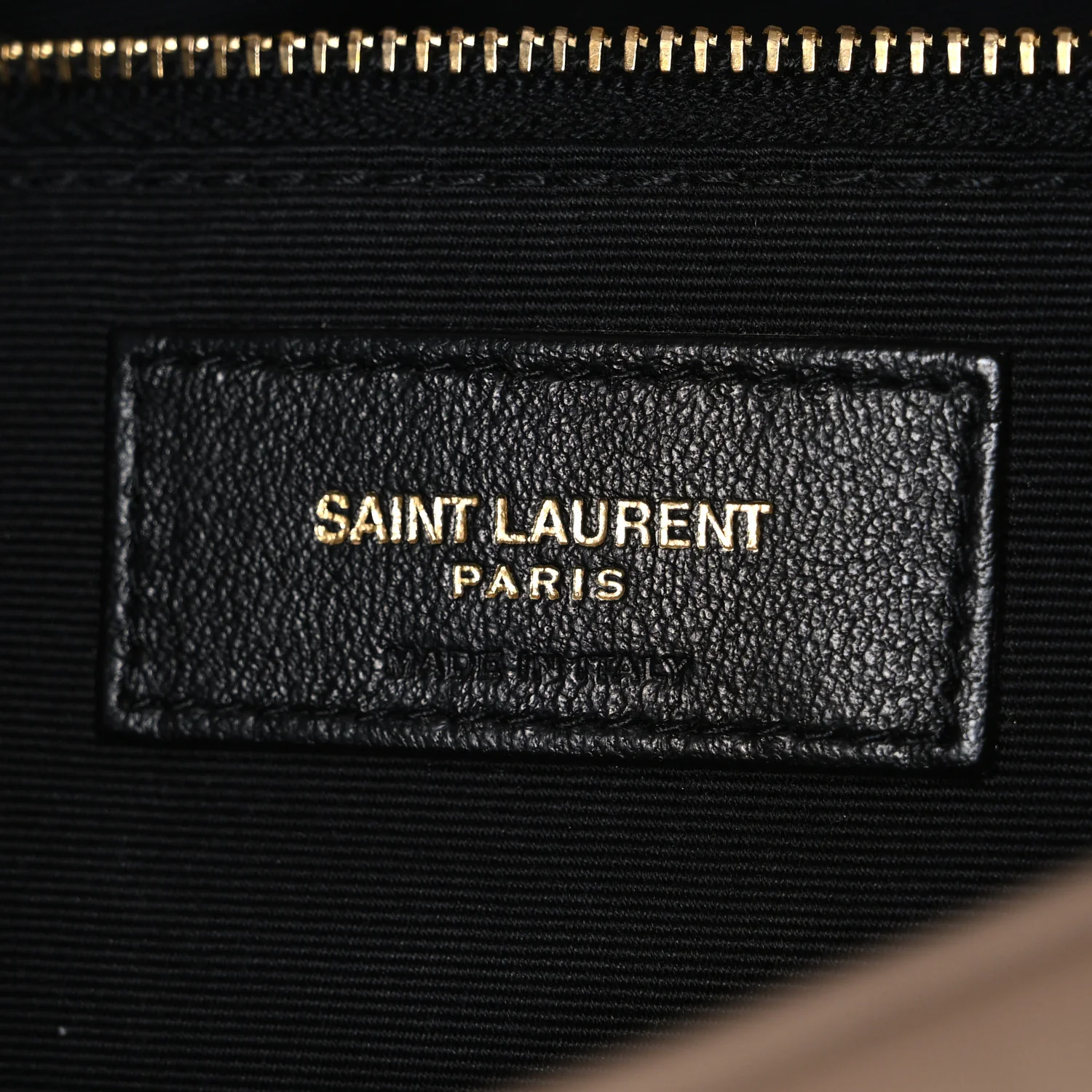 Lambskin Quilted Small Loulou Puffer Monogram Chain Satchel Dark Beige - Image 6