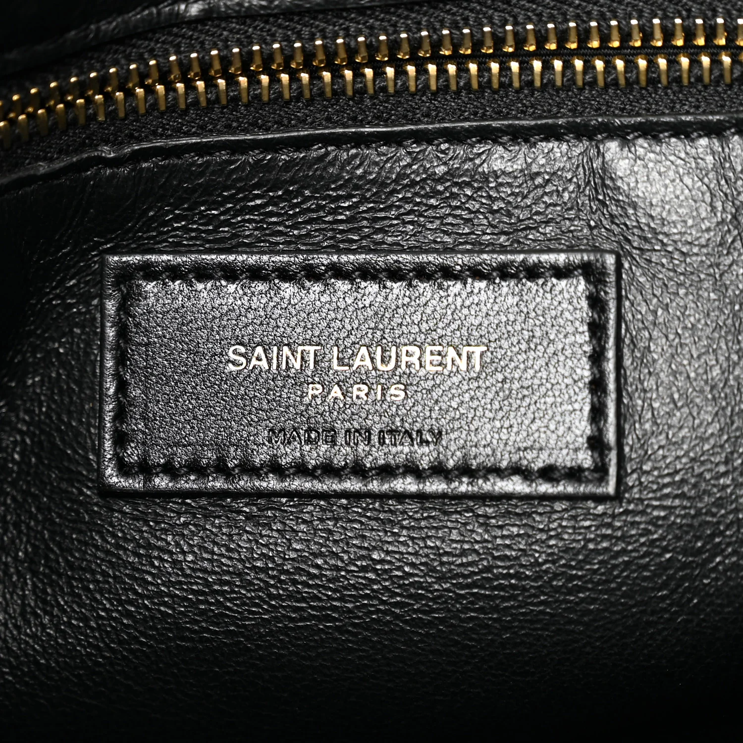Lambskin Seau Fermoir Bucket Bag Black - Image 6