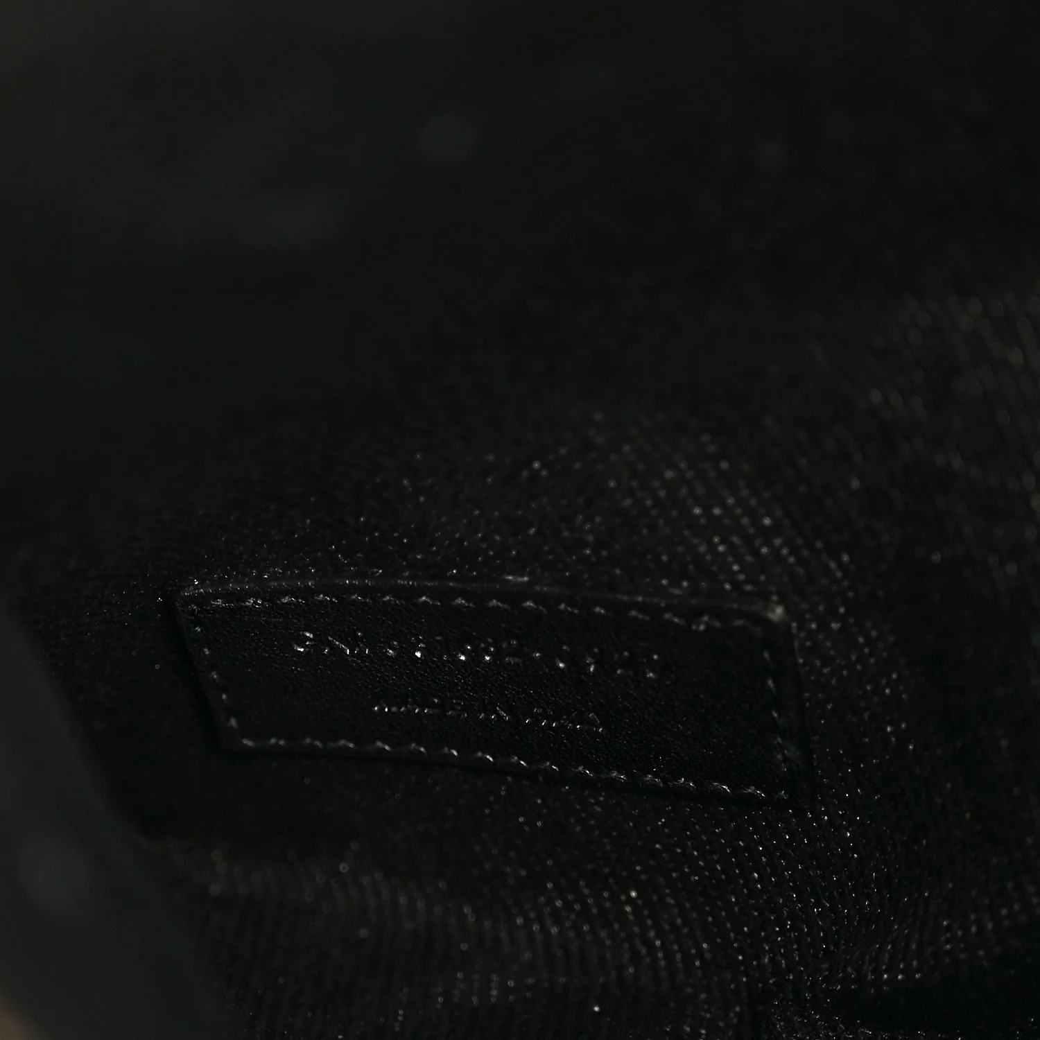 Linen Calfskin Rive Gauche North South Tote Black - Image 7