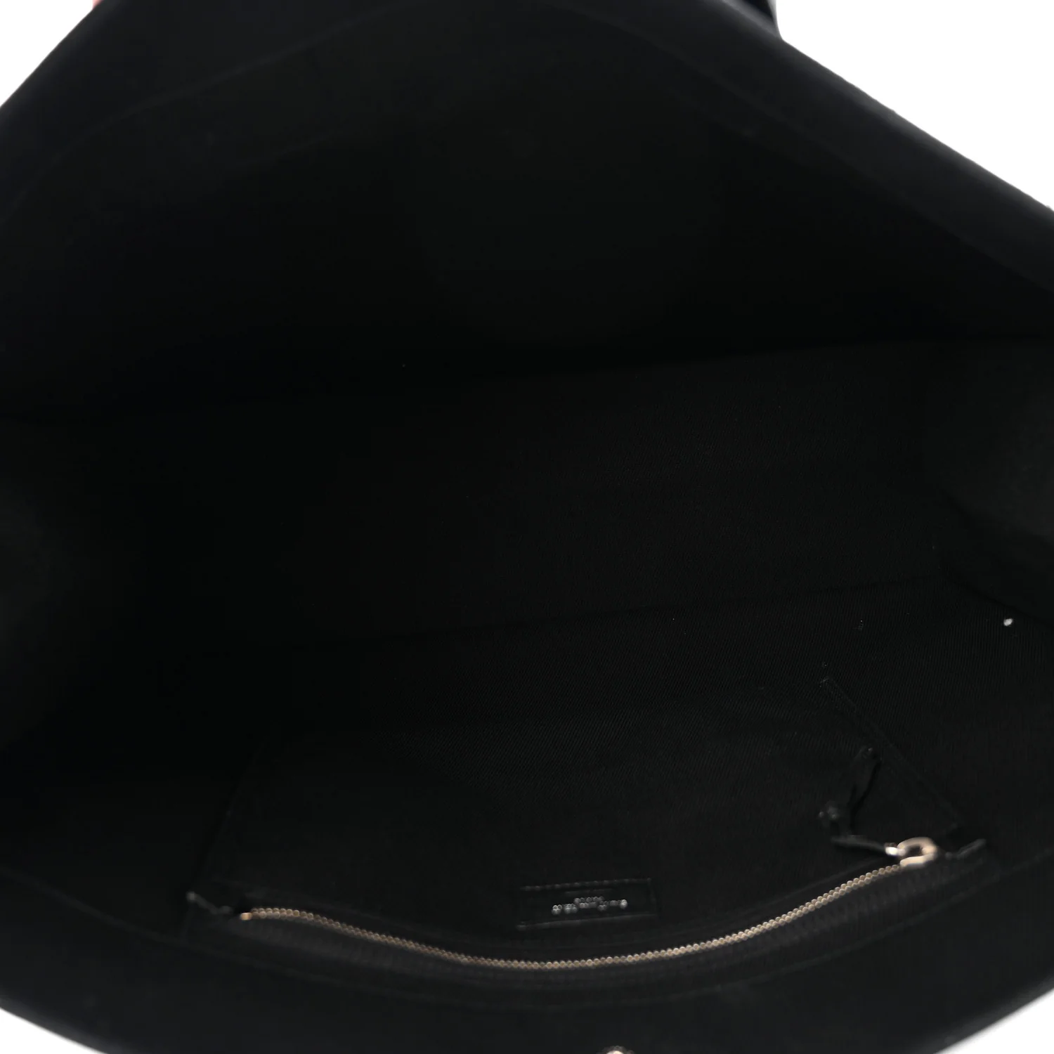 Linen Calfskin Rive Gauche Tote Black - Image 5