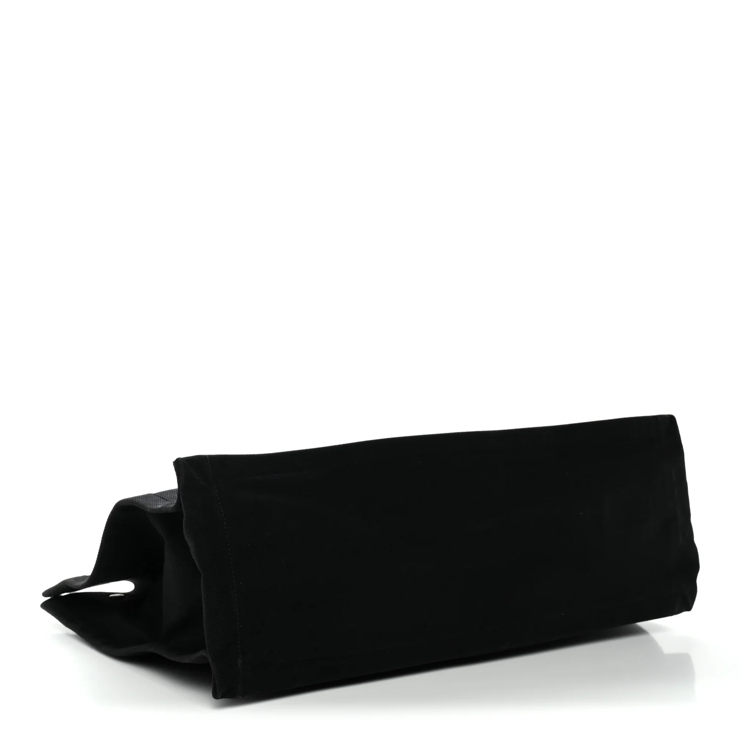 Linen Calfskin Rive Gauche Tote Black - Image 7