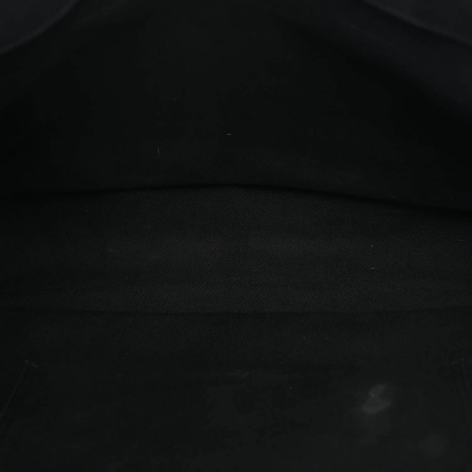 Linen Calfskin Rive Gauche Tote Black - Image 9