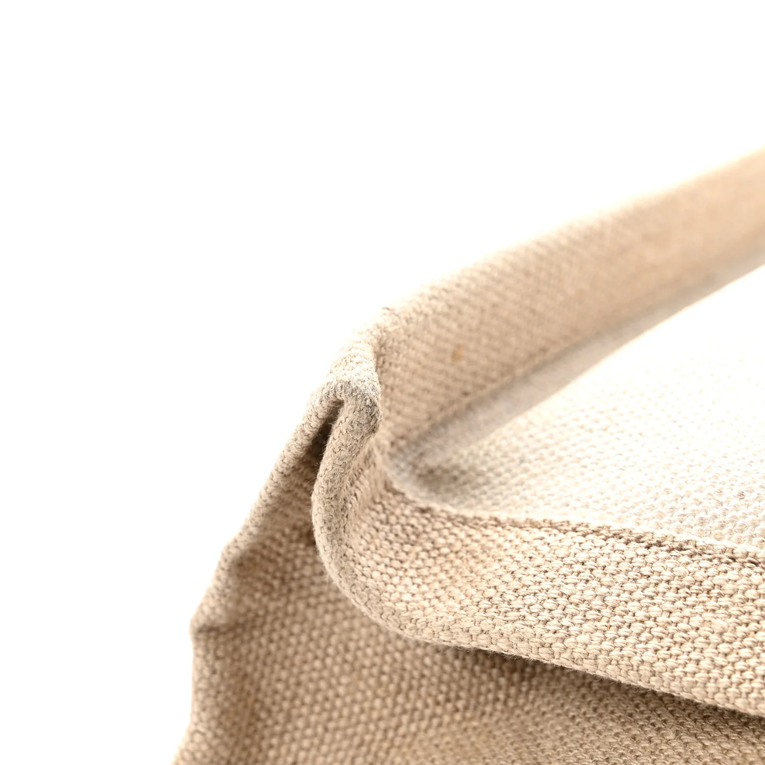 Linen Calfskin Rive Gauche Tote Optic White - Image 11
