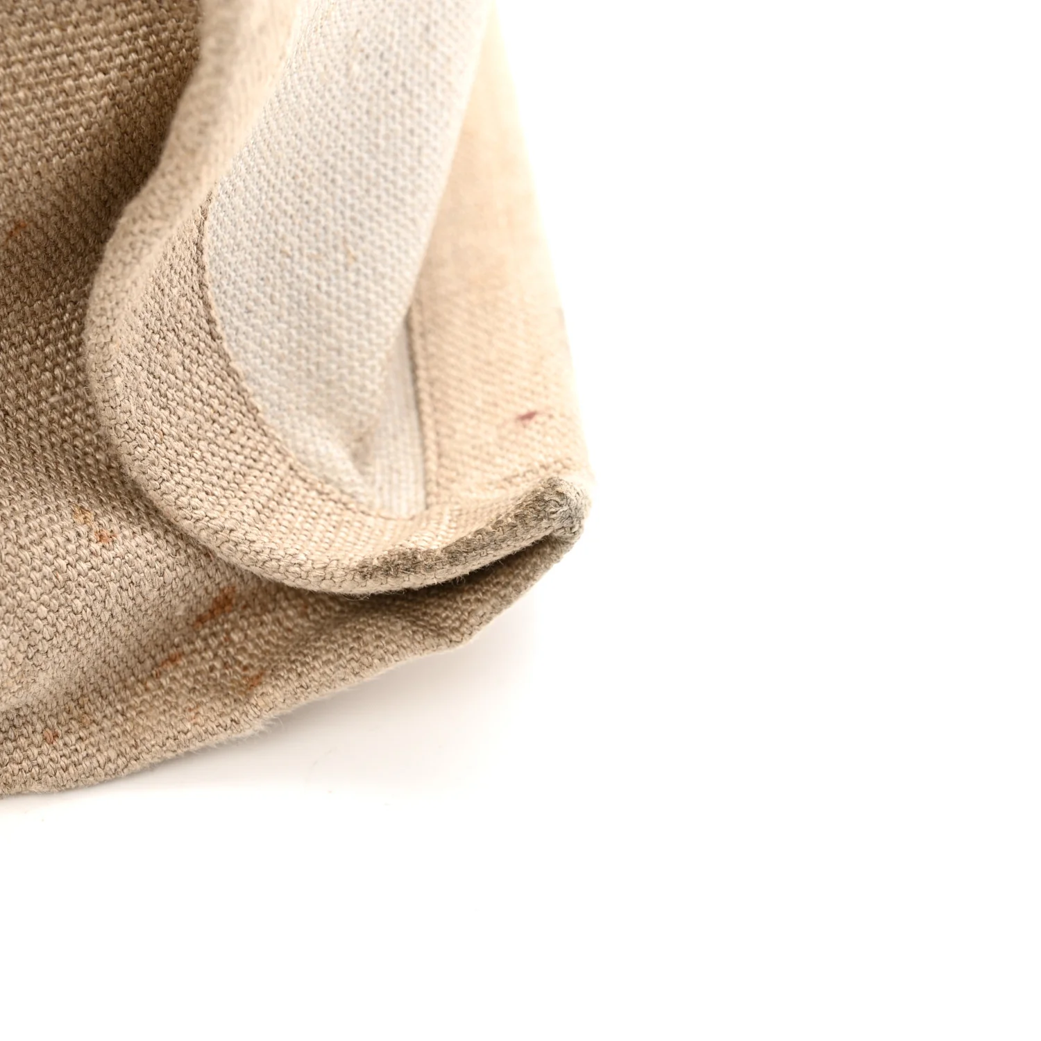 Linen Calfskin Rive Gauche Tote Optic White - Image 12