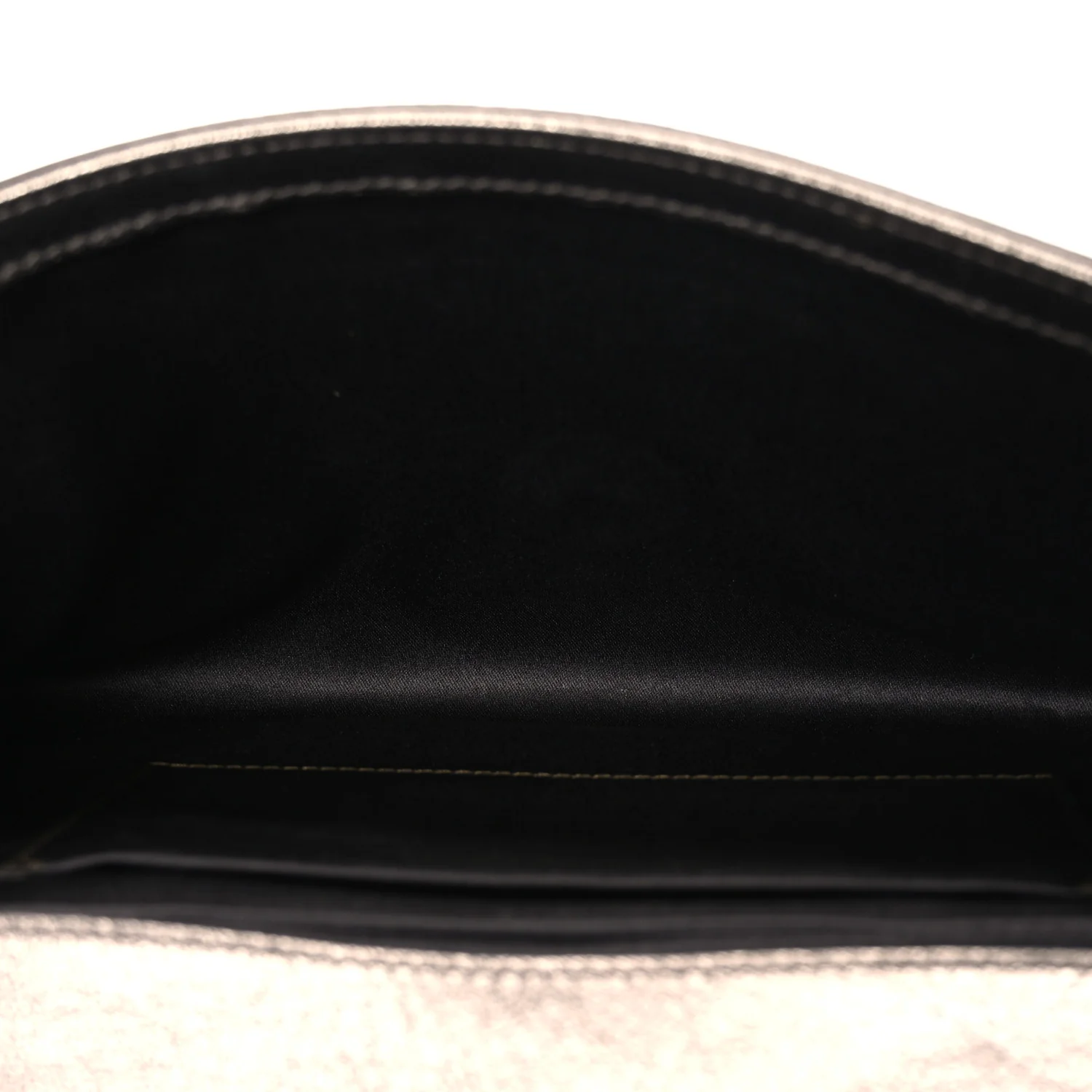 Metallic Calfskin Monogram Large Belle De Jour Clutch  Gold - Image 5