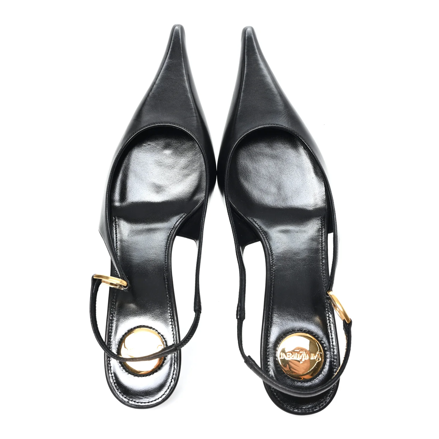 Nappa Giannutri Vendome Slingback 50mm Pumps 37.5 Black - Image 2