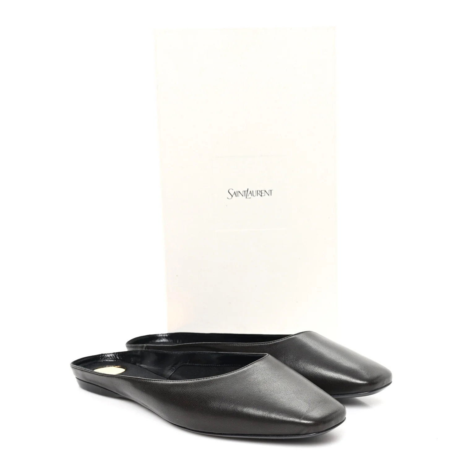 Nappa Lido Slip On Mule 39.5 Eagle Brown - Image 9