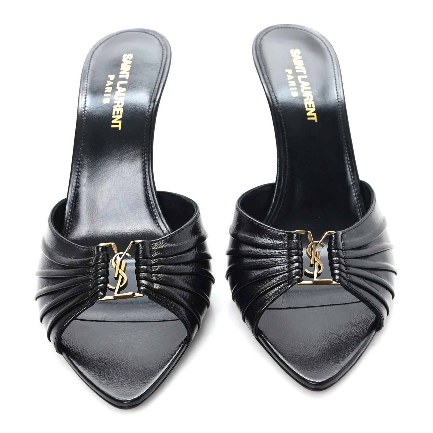 Nappa Sugar Babylone 90 Mules 37.5 Black - Image 3