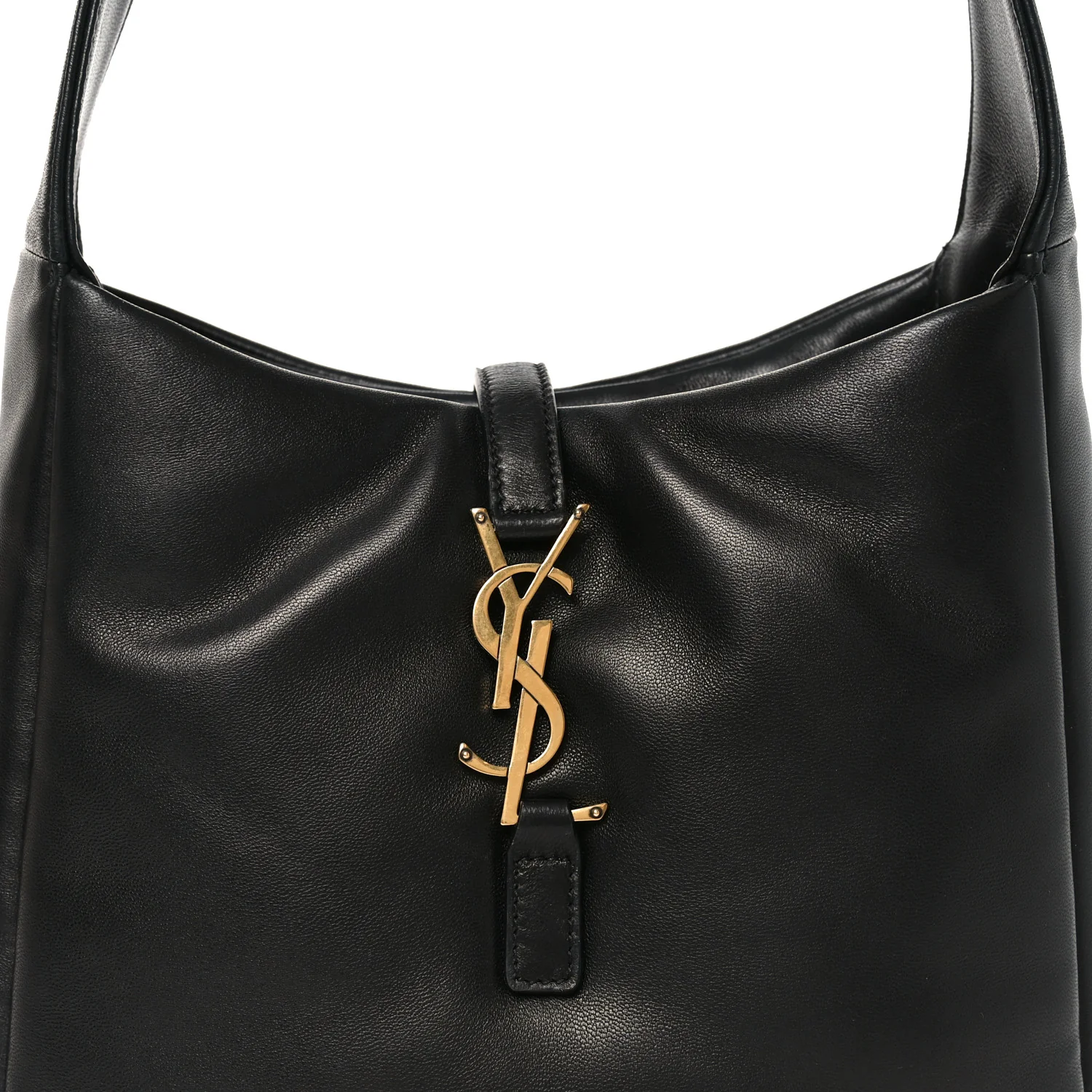 Padded Lambskin Small Le 5 A 7 Supple Hobo Black - Image 8