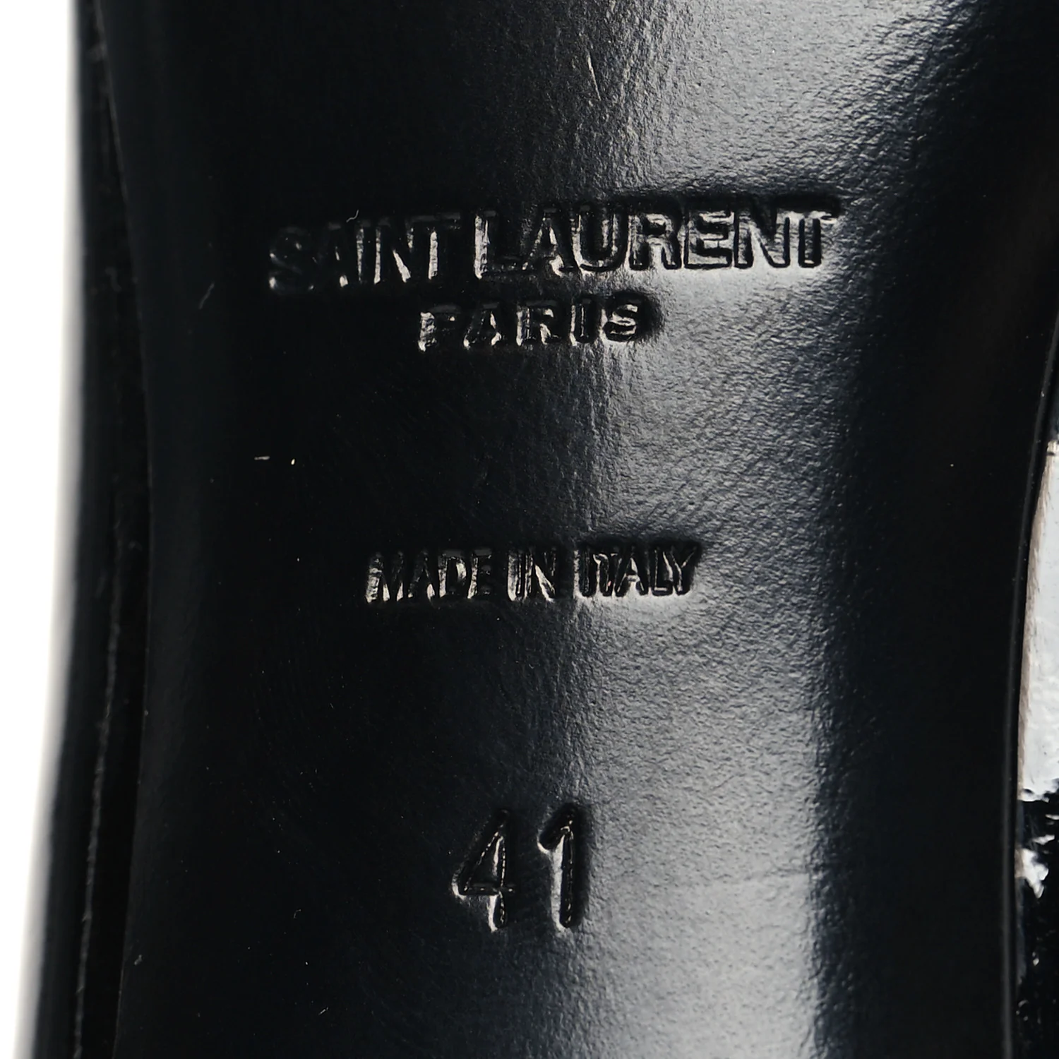 Patent Calfskin Diane 100 Boots 41 Black - Image 7