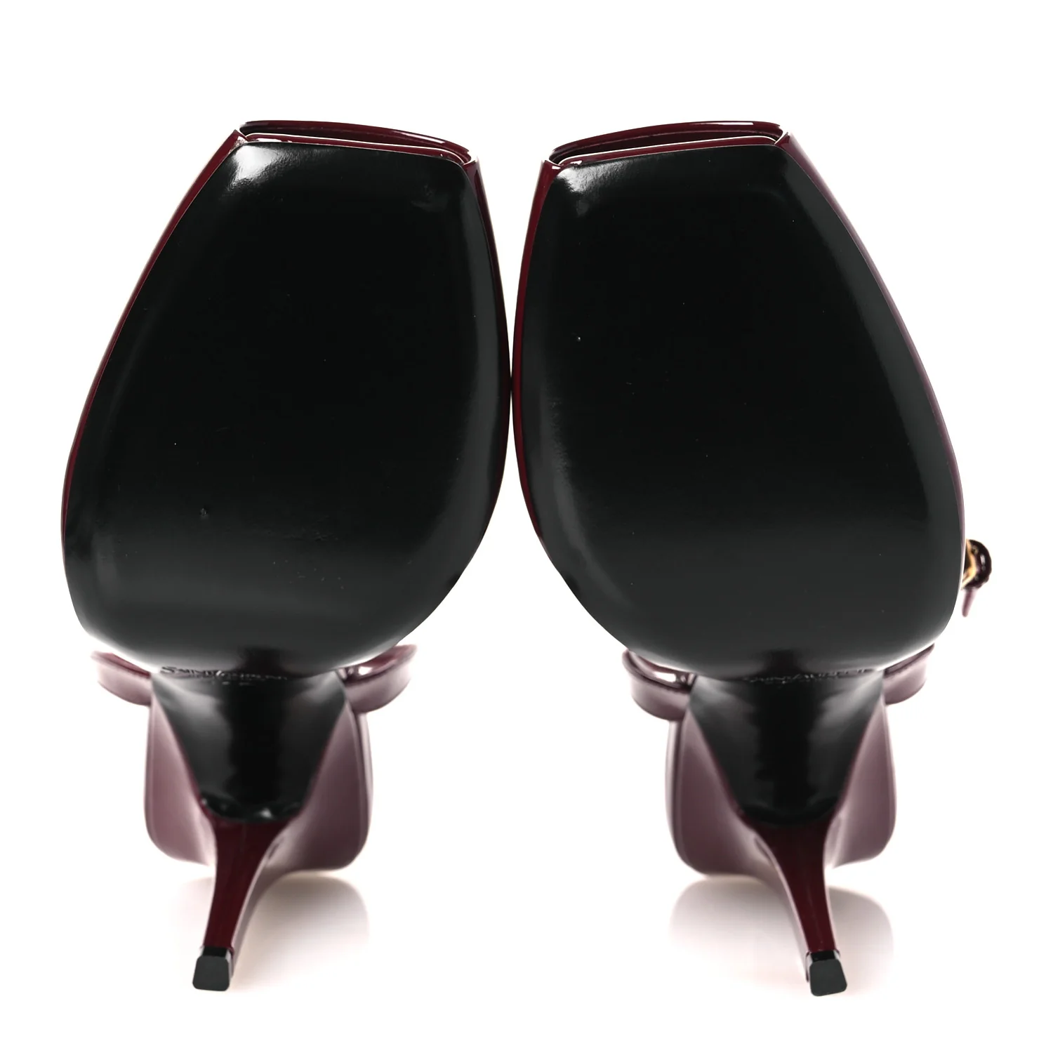 Patent Calfskin La Scandale 110 Sandals 37.5 Grenat - Image 7