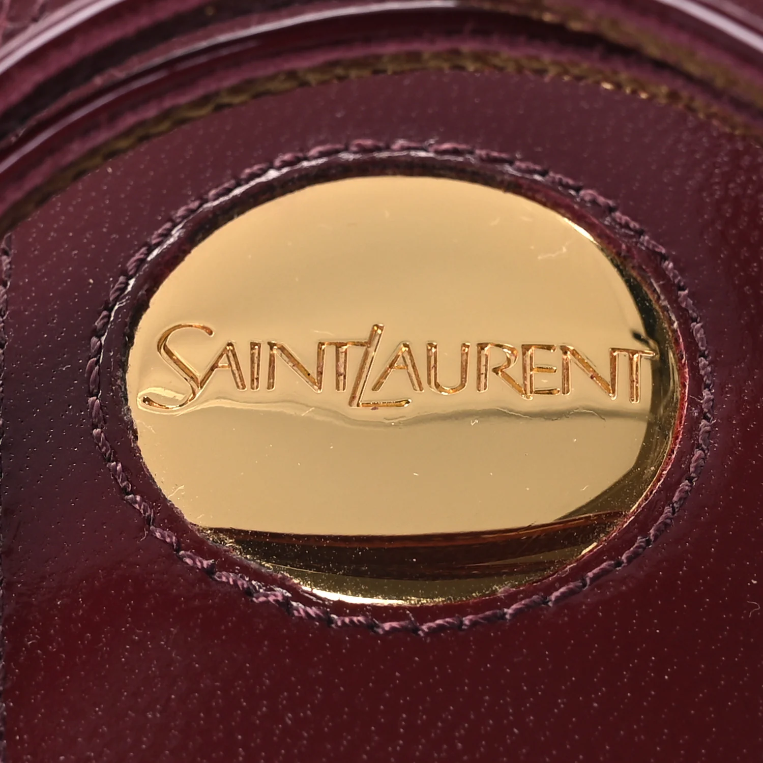 Patent Calfskin La Scandale 110 Sandals 37.5 Grenat - Image 9