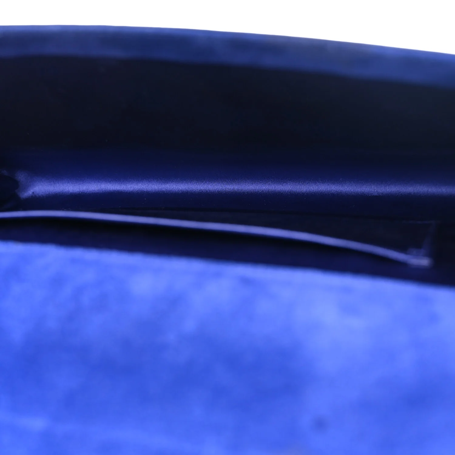 Patent Calfskin Monogram Large Belle De Jour Clutch Royal Blue - Image 5