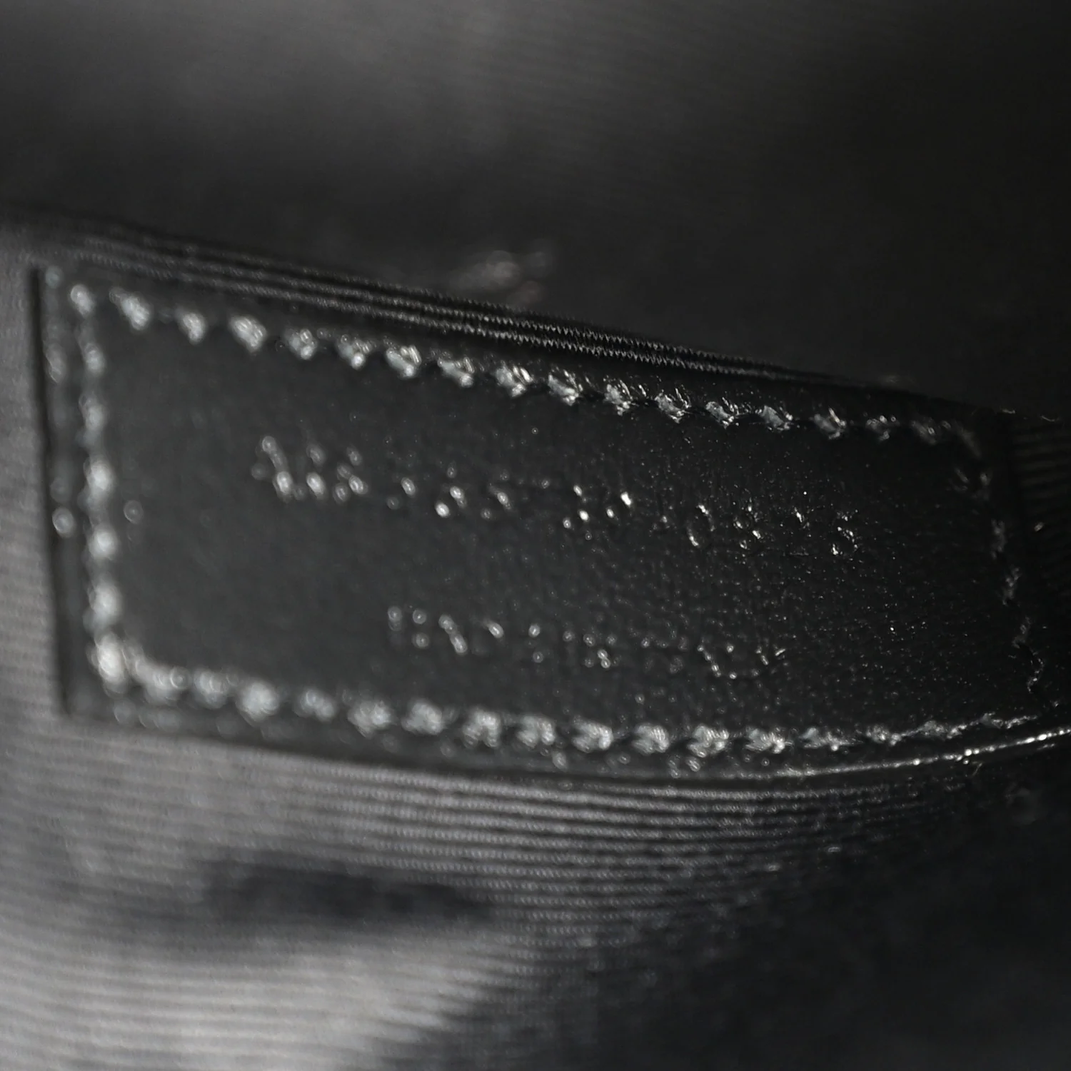 Patent Calfskin Monogram Uptown Clutch Black - Image 7