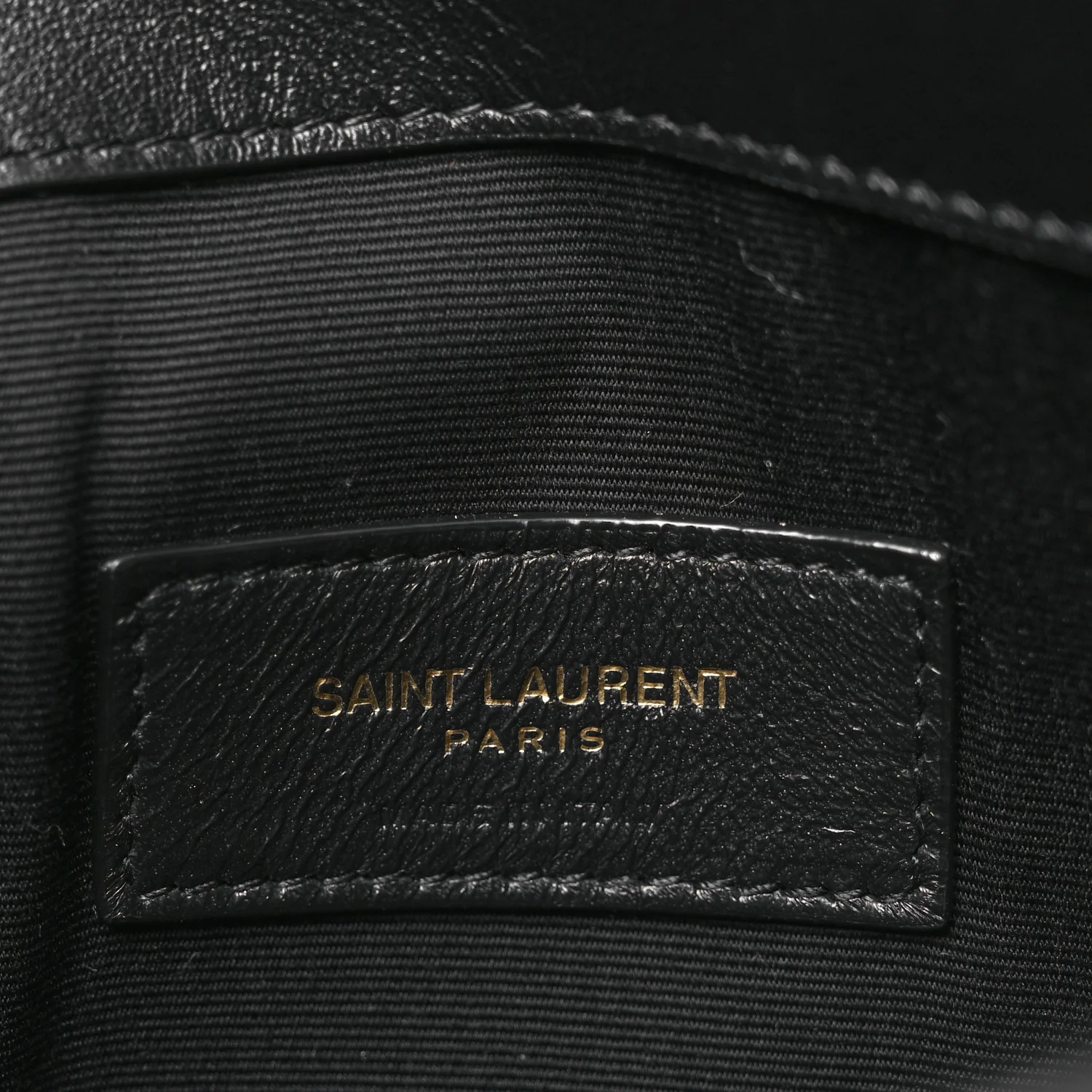 Patent Calfskin Monogram Uptown Clutch Black - Image 6