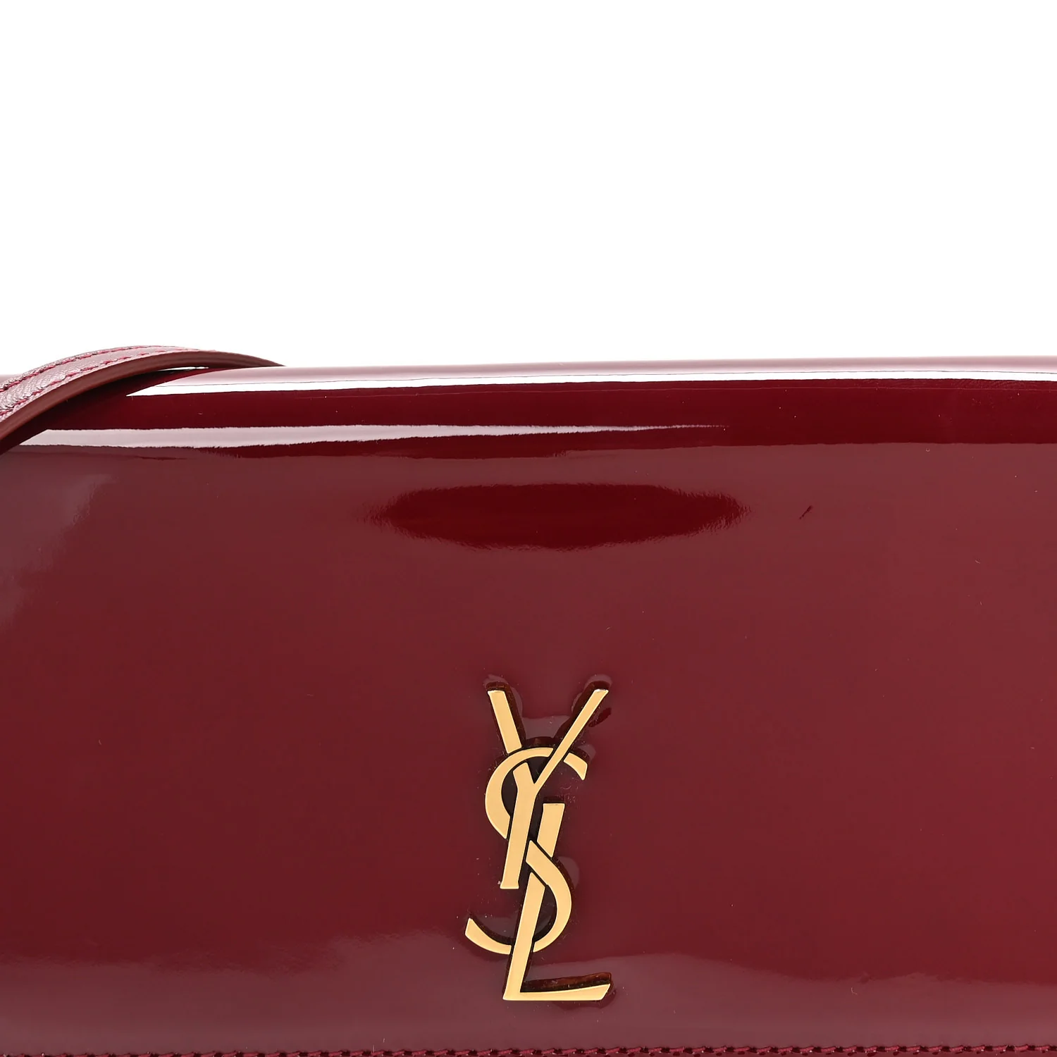 Patent Monogram Phone Holder Crossbody Chataigne - Image 8