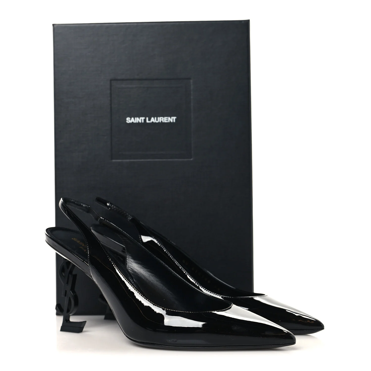 Patent Opyum 110 Slingback Pumps 38 Black - Image 10