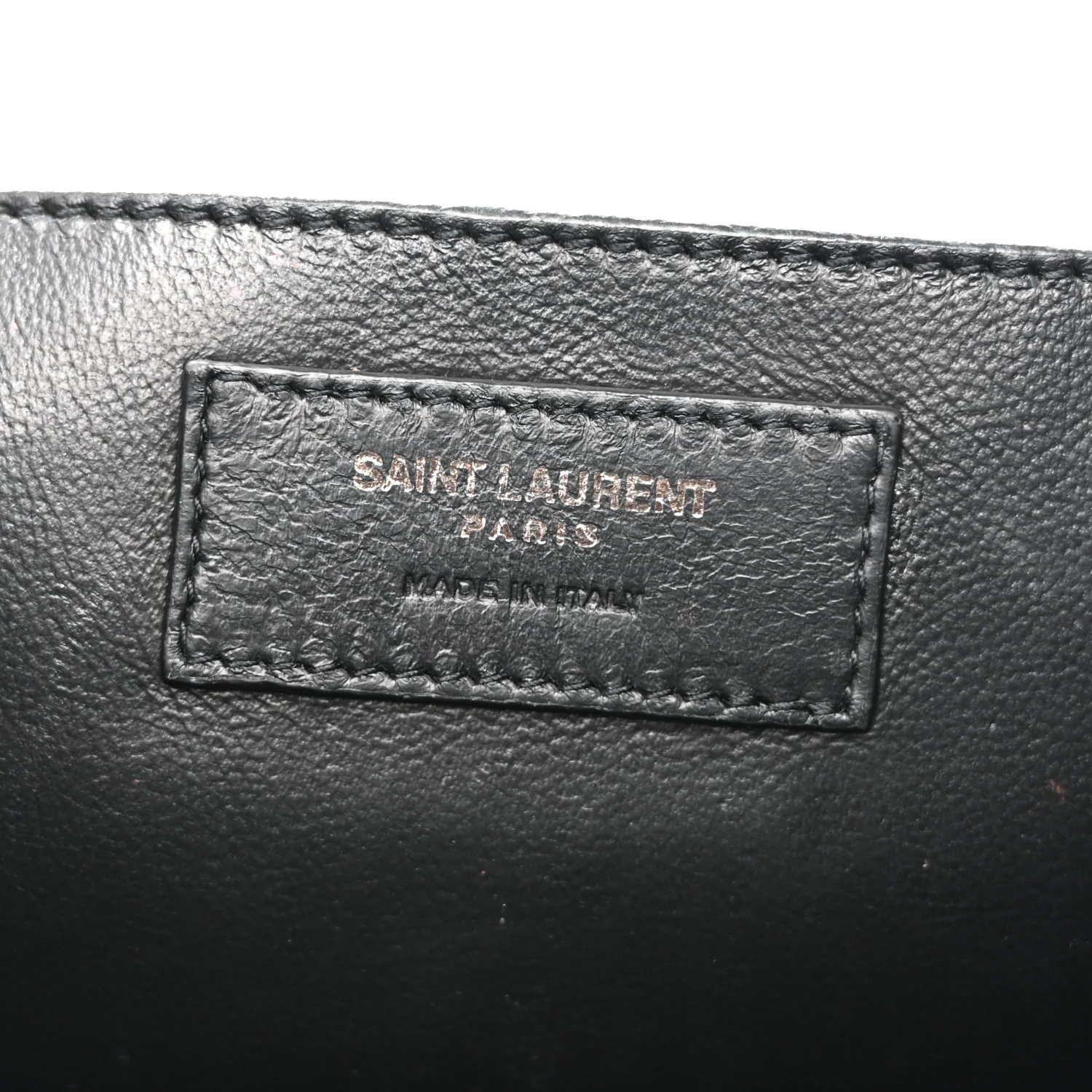 Pebbled Lambskin Chevron Monogram Small Nolita Black - Image 6