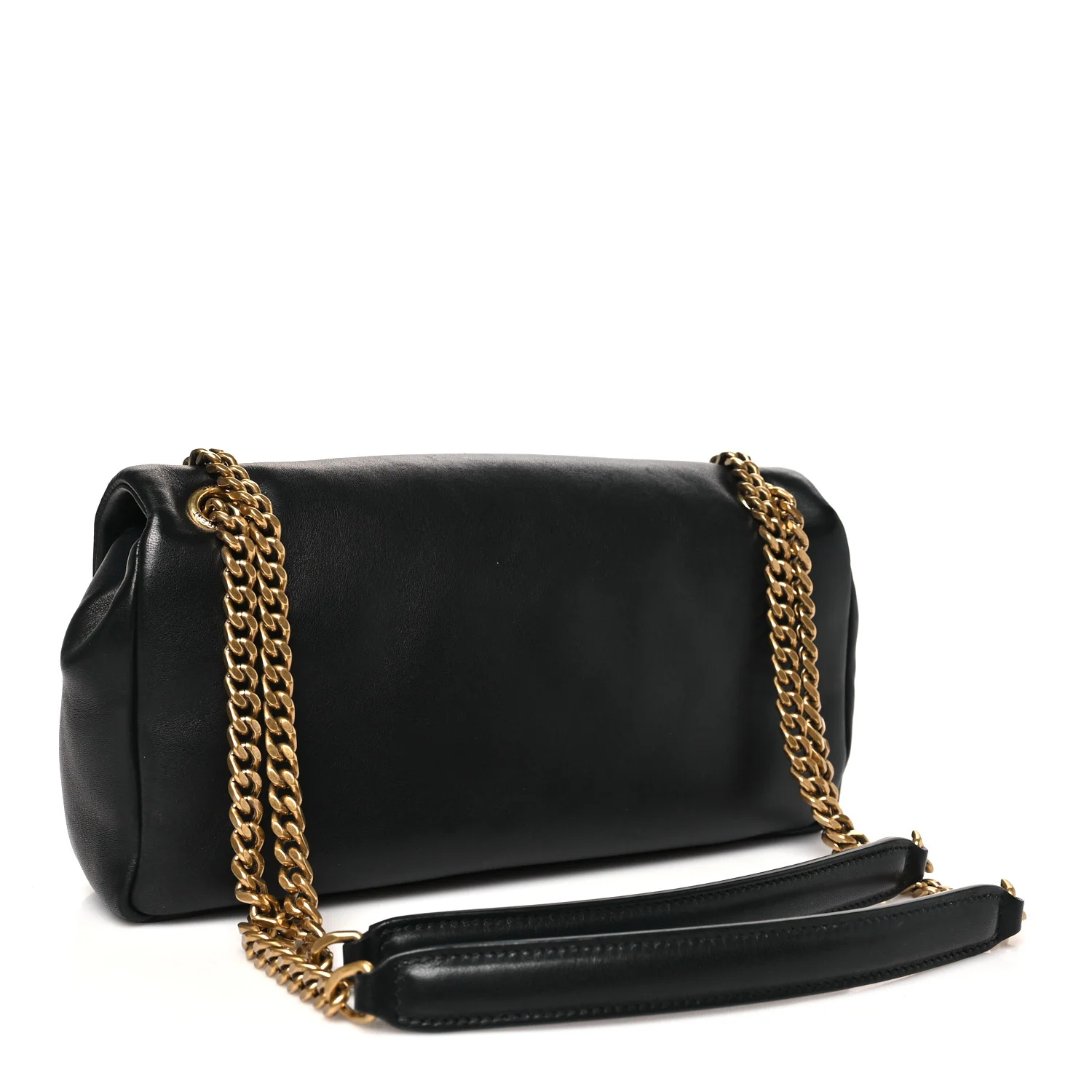 Plunged Lambskin Calypso Black - Image 3