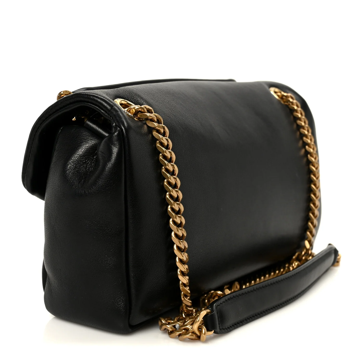 Plunged Lambskin Calypso Black - Image 3