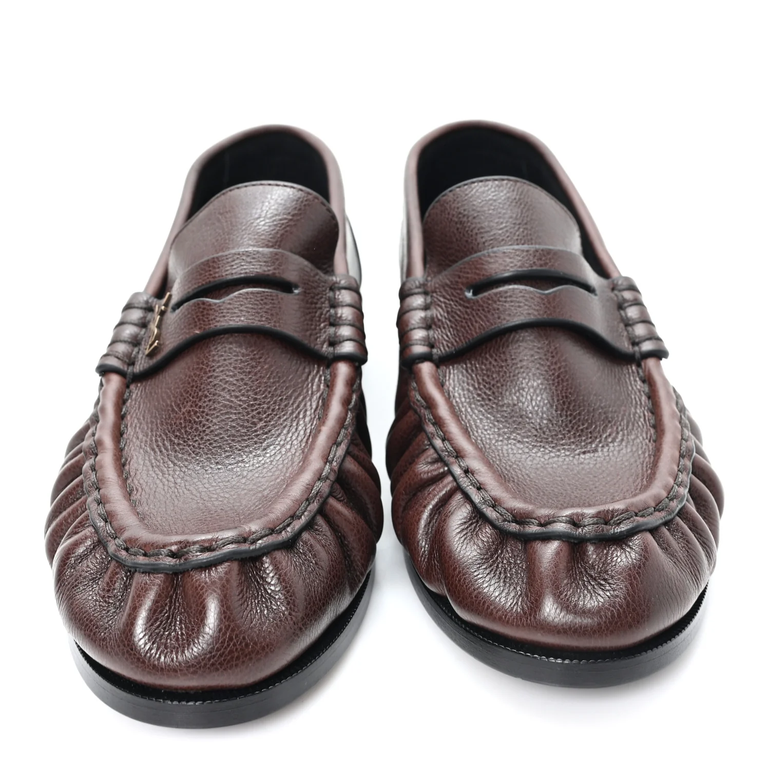 Radiance Calfskin Le Loafer 15 Moccasin 37 Paris Brown - Image 3